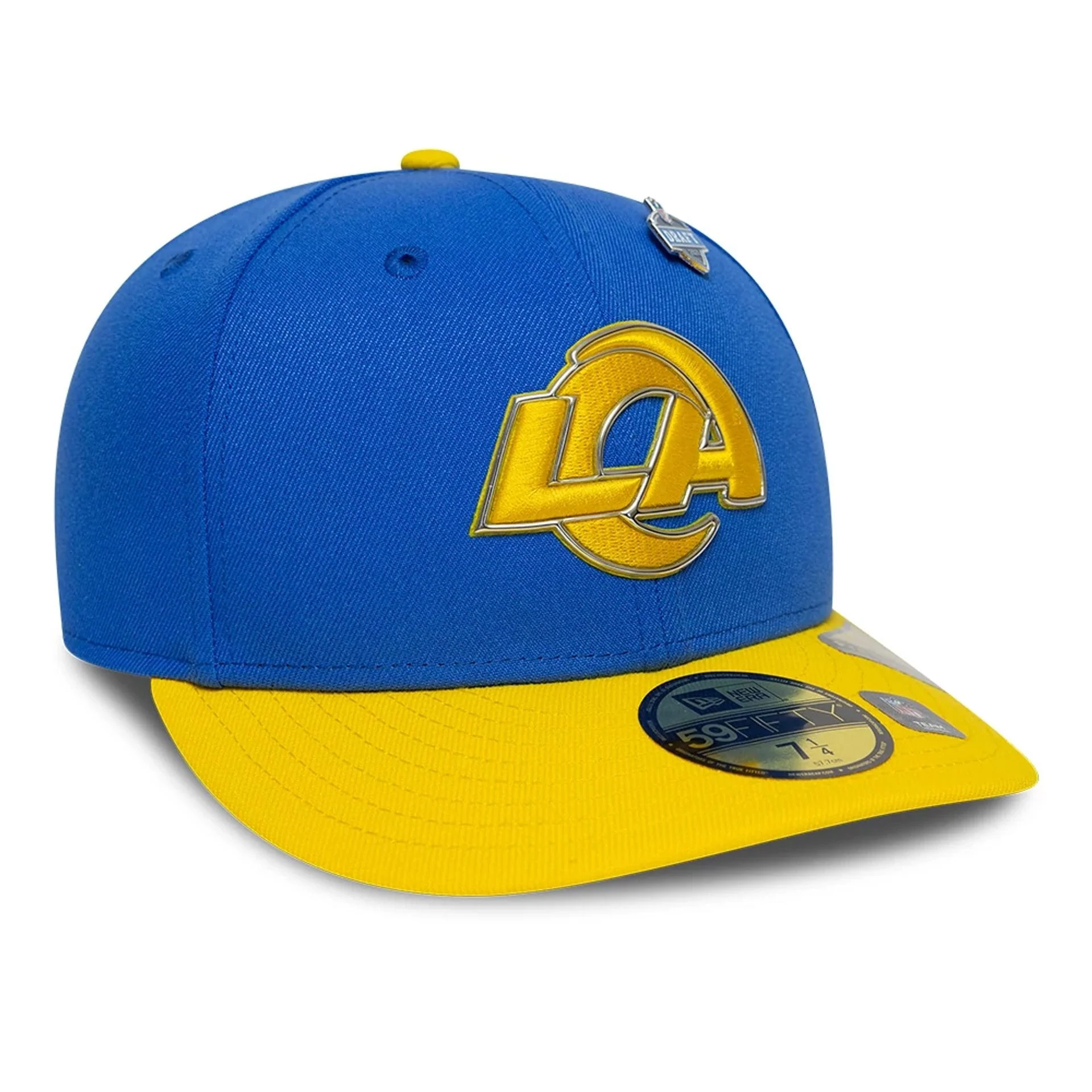 LA Rams NFL Draft 2026 Bright Blue 59FIFTY Fitted Cap - Image 4