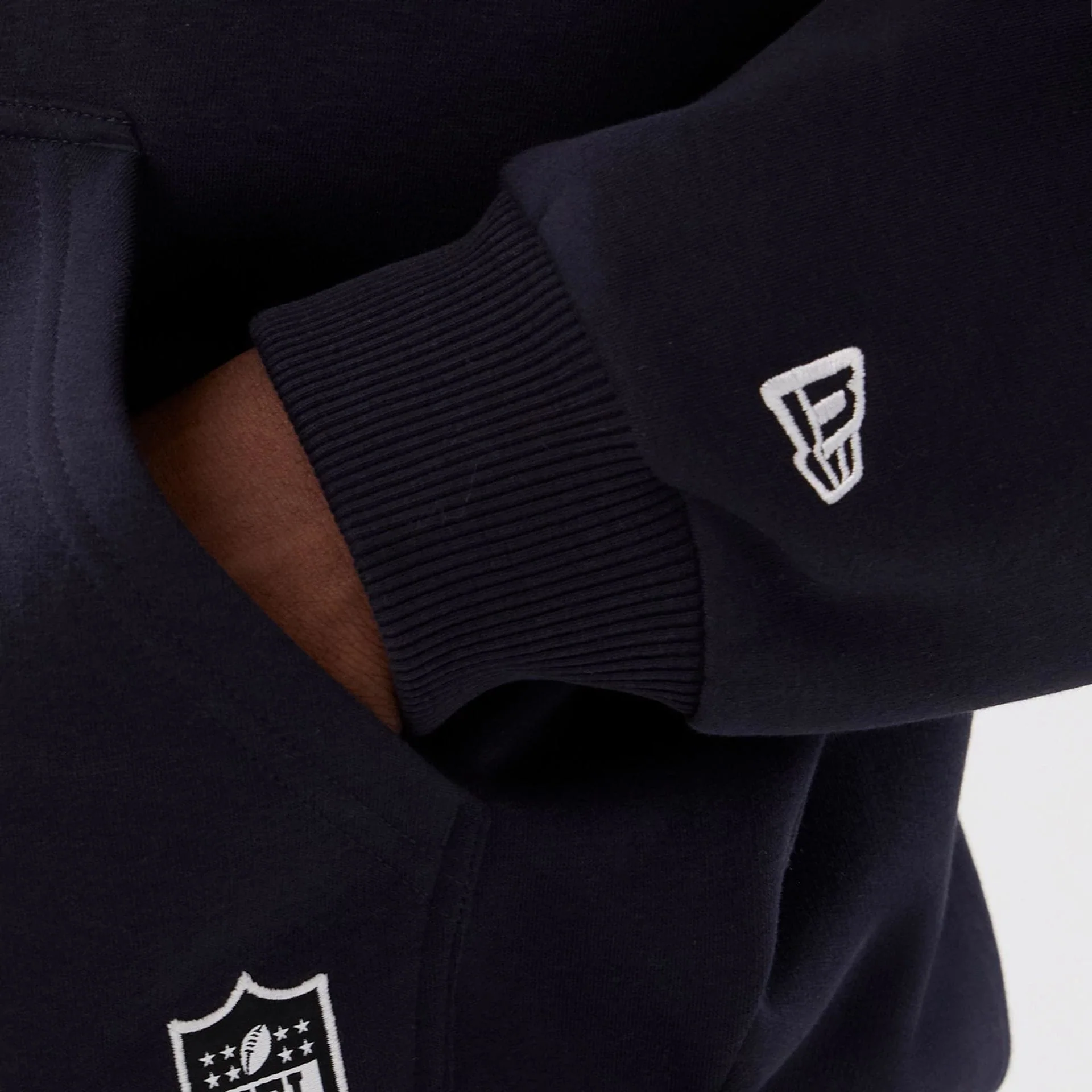 LA Rams NFL International Series Games 2025 Navy Premium Pullover Hoodie - Image 5