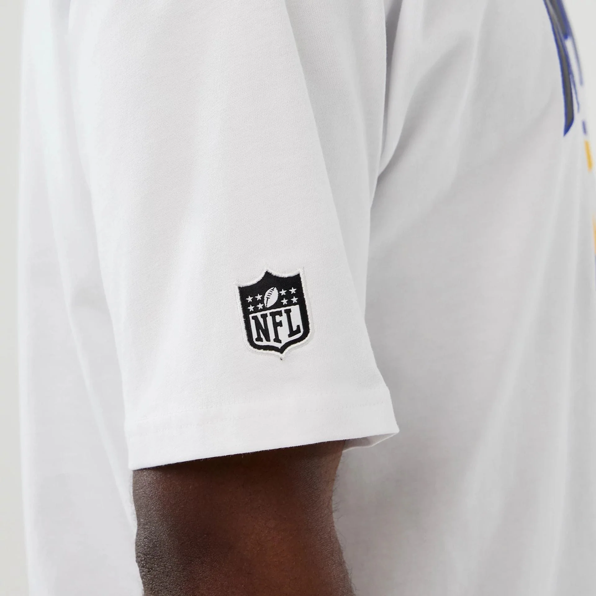 LA Rams NFL International Series Games 2025 White Premium T-Shirt - Image 4