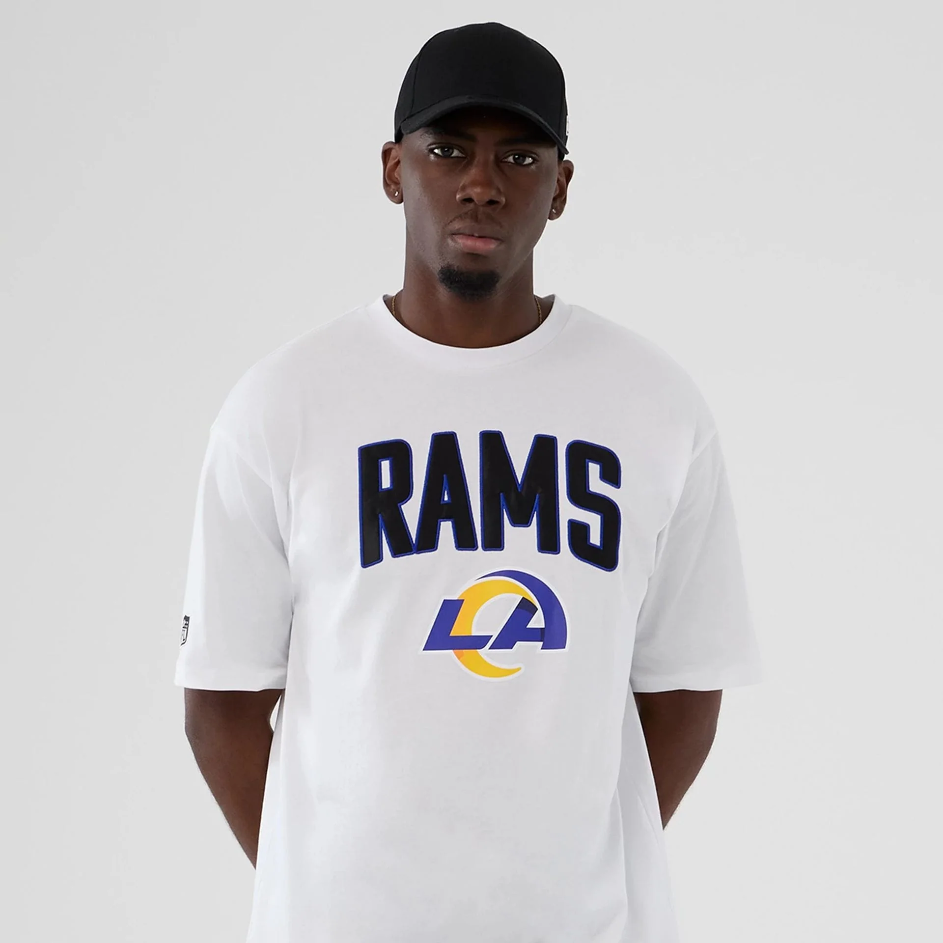 LA Rams NFL International Series Games 2025 White Premium T-Shirt - Image 7
