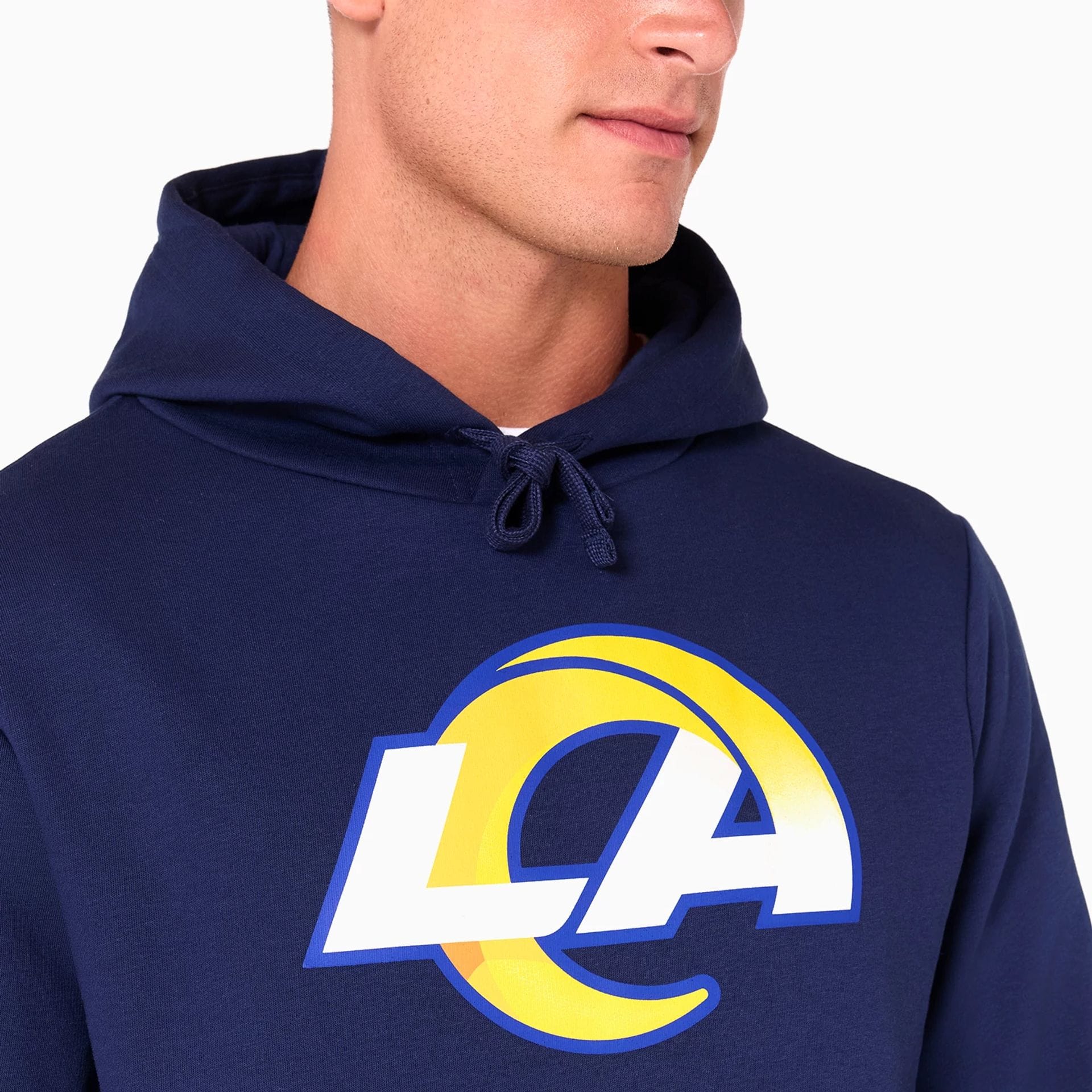 LA Rams NFL Navy Pullover Hoodie - Image 2