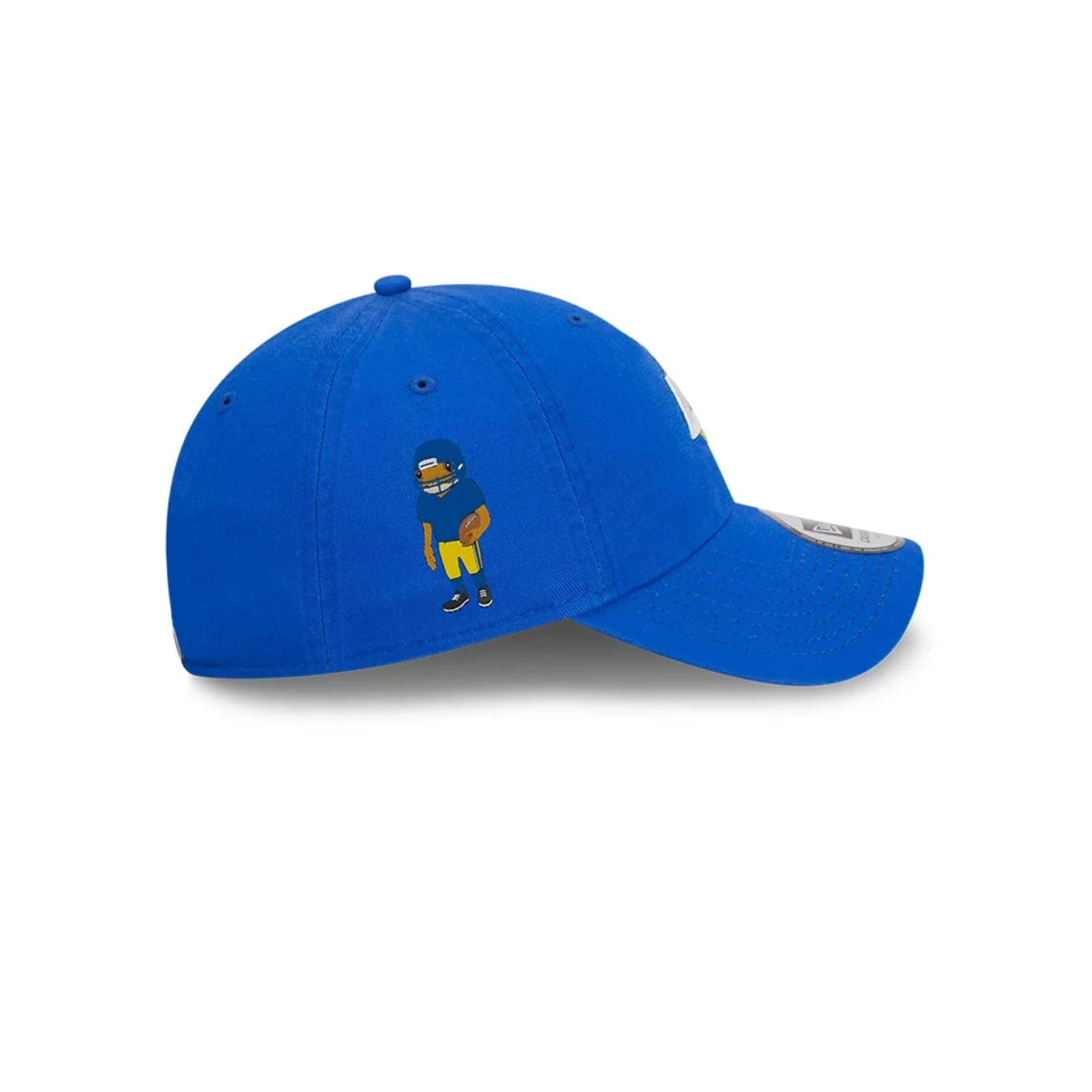 LA Rams NFL X Bad Bunny Bright Blue Casual Classic Adjustable Cap - Image 4