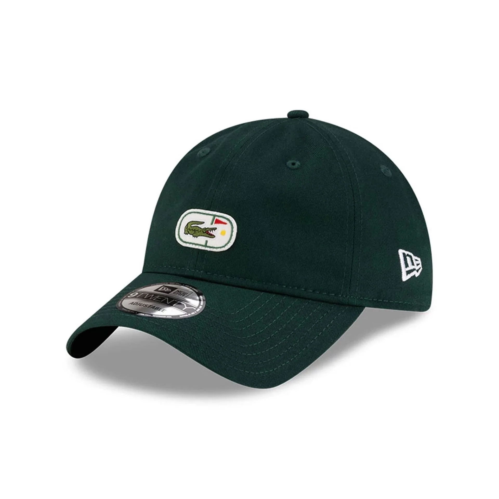 Lacoste X New Era Dark Green 9TWENTY Adjustable Cap - Image 2