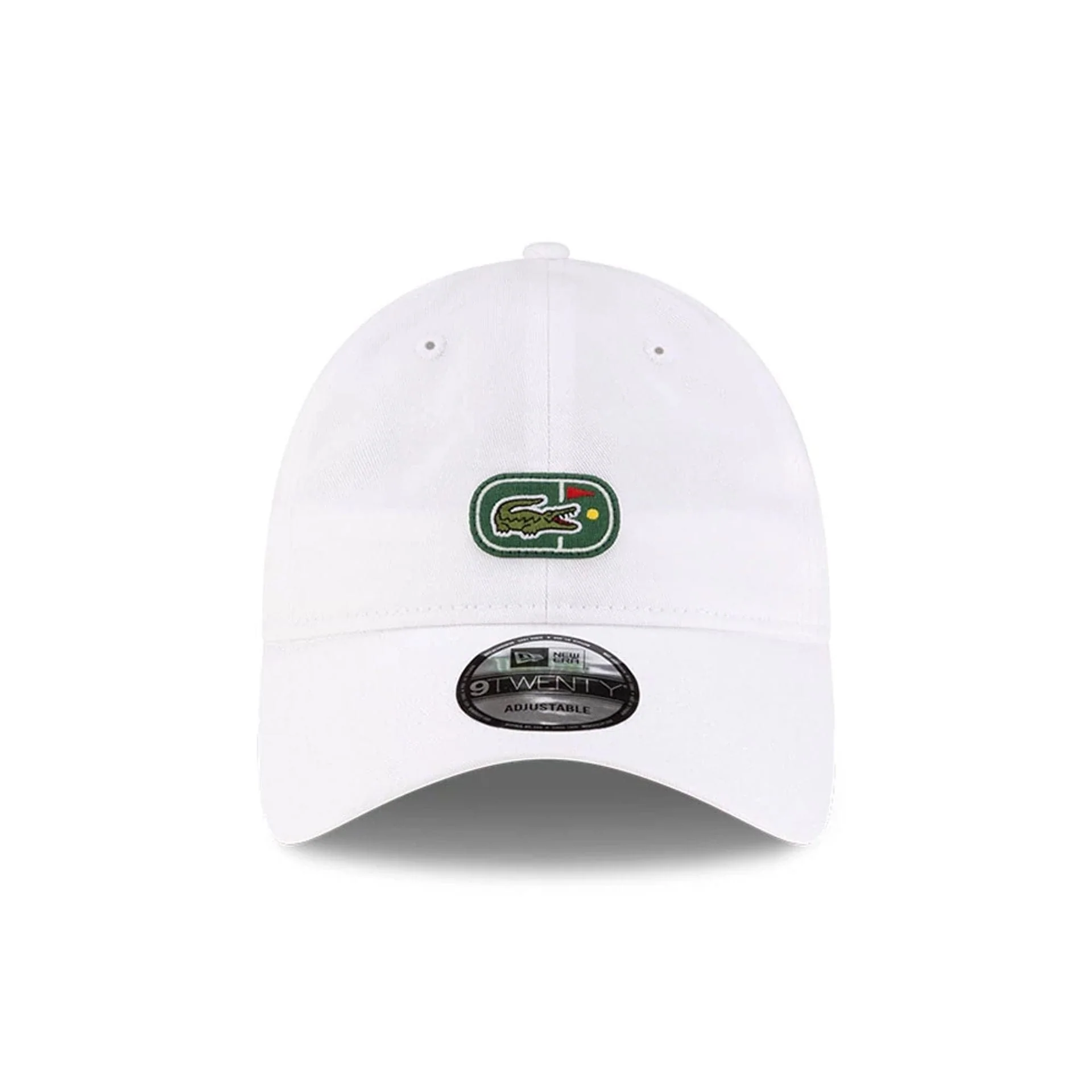 Lacoste X New Era White 9TWENTY Adjustable Cap - Image 3