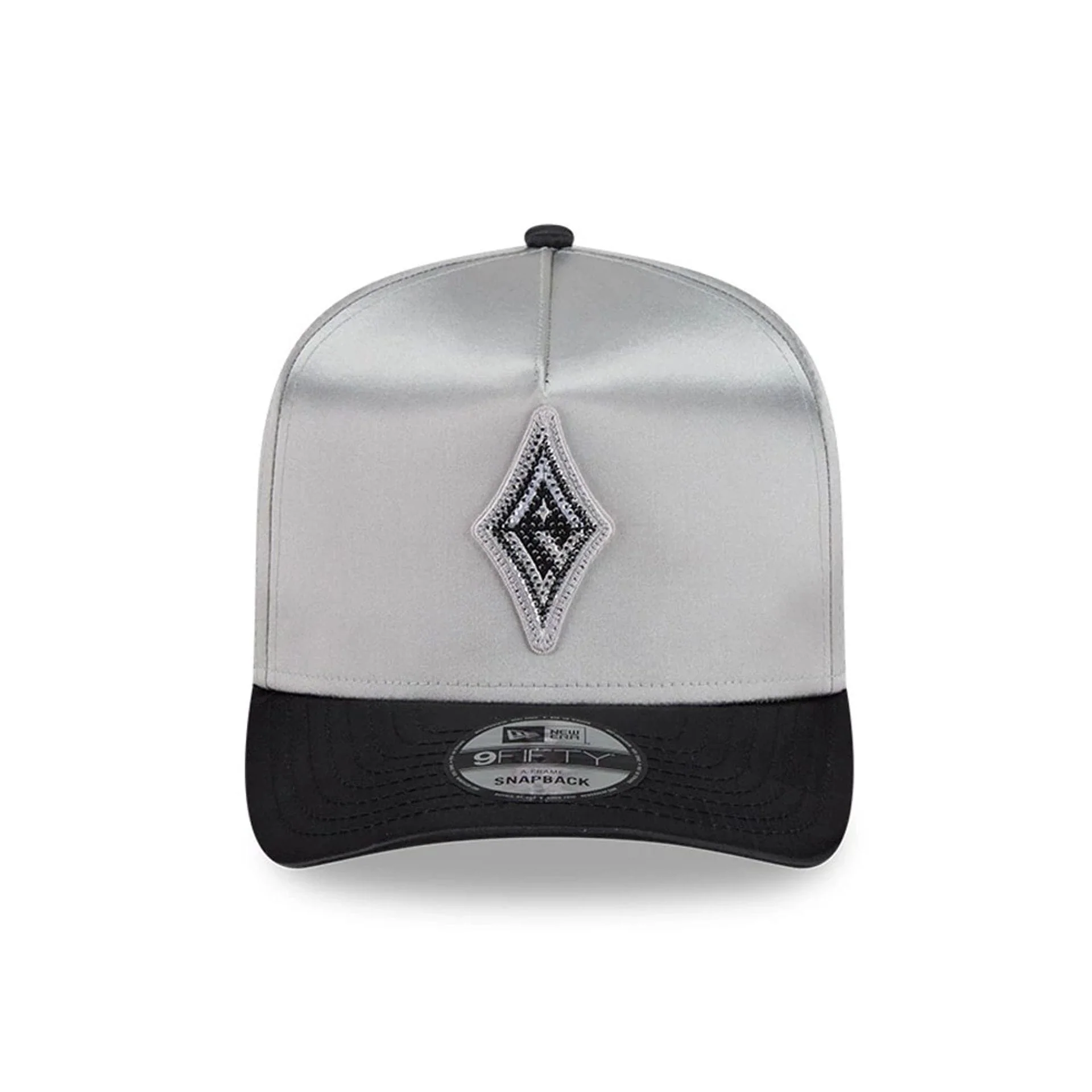 Las Vegas Aces WNBA Draft 2026 Silver 9FIFTY A-Frame Snapback Adjustable Cap - Image 2