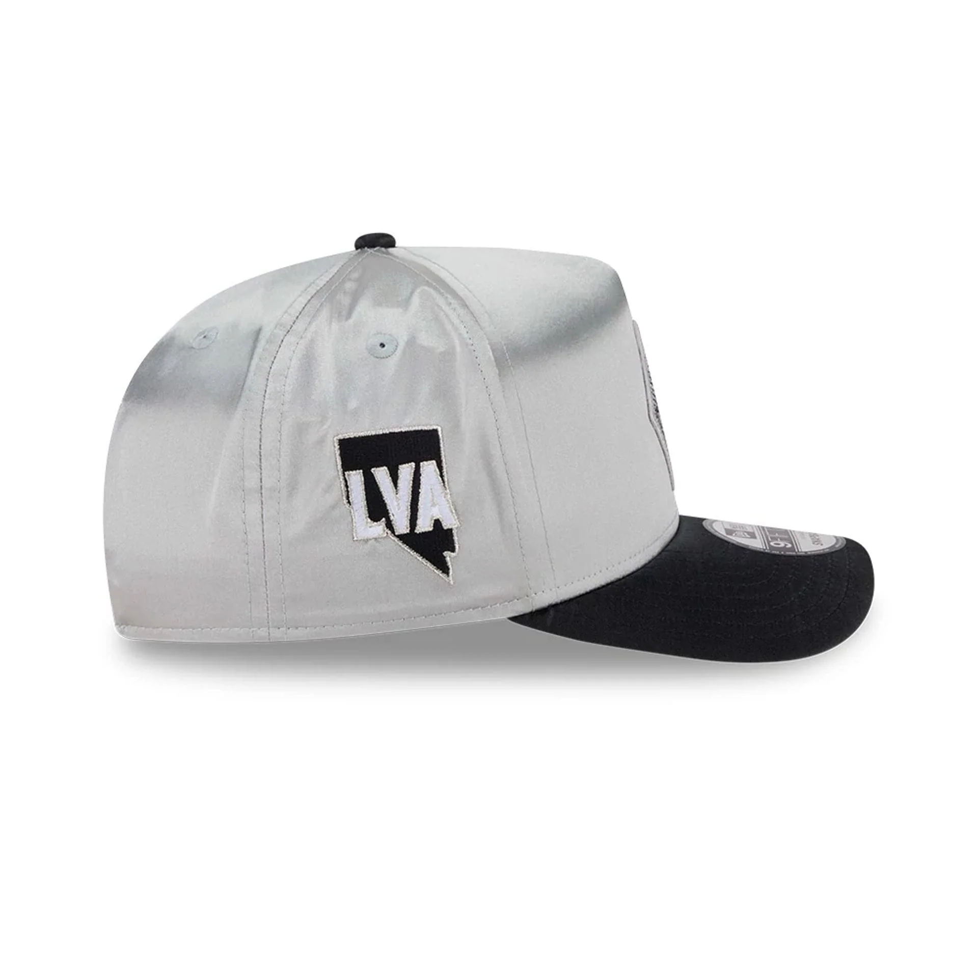 Las Vegas Aces WNBA Draft 2026 Silver 9FIFTY A-Frame Snapback Adjustable Cap - Image 4
