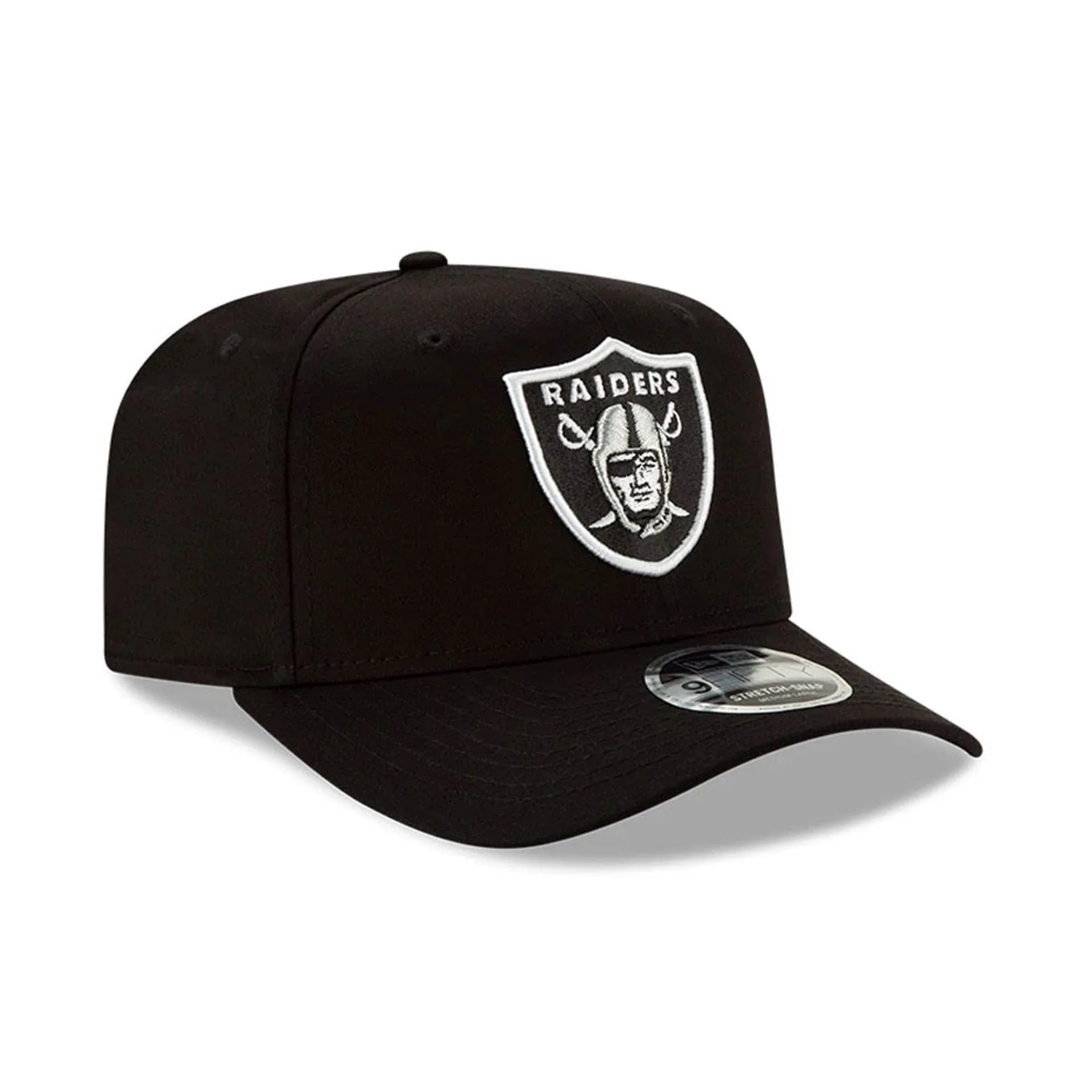 Las Vegas Raiders Black 9FIFTY Stretch Snap Cap - Image 3