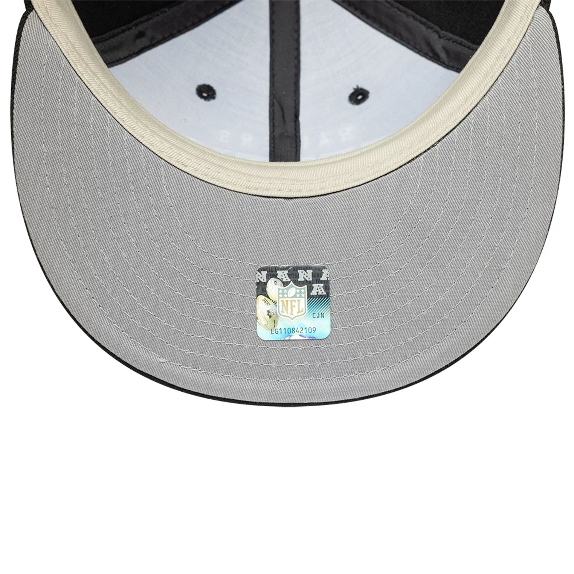 Las Vegas Raiders Fear Of God x NFL Black Retro Crown 9FIFTY Adjustable Cap - Image 2