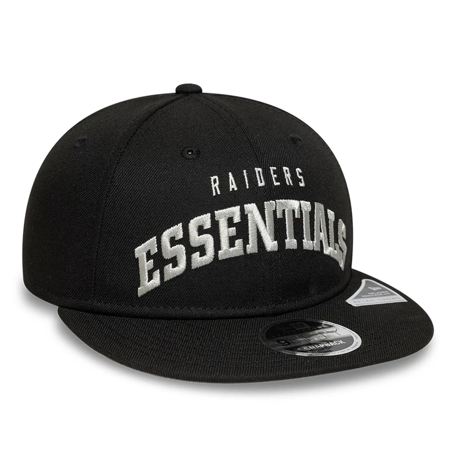 Las Vegas Raiders Fear Of God x NFL Black Retro Crown 9FIFTY Adjustable Cap - Image 5