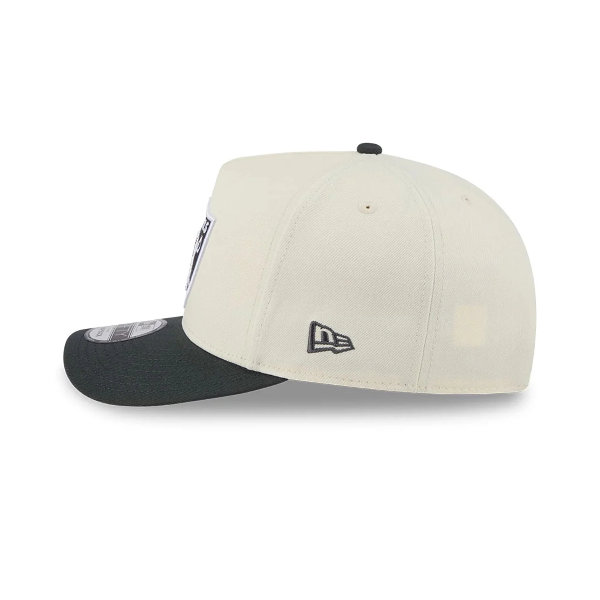 Las Vegas Raiders MLB Chrome Cream 9FIFTY A-Frame Snapback Adjustable Cap - Image 5