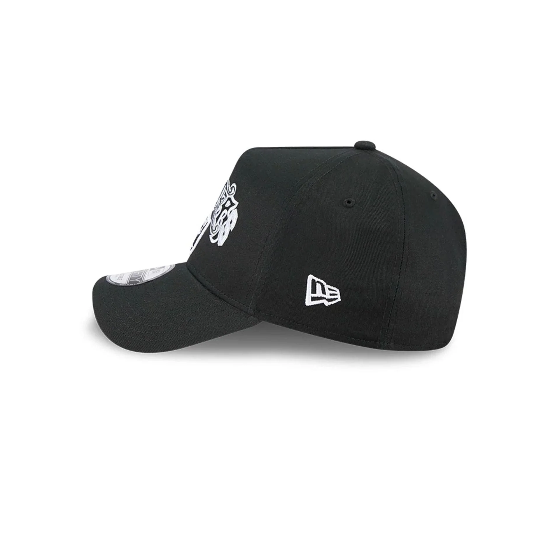 Las Vegas Raiders NBA Multi Letter Black 9FORTY A-Frame Adjustable Cap - Image 5