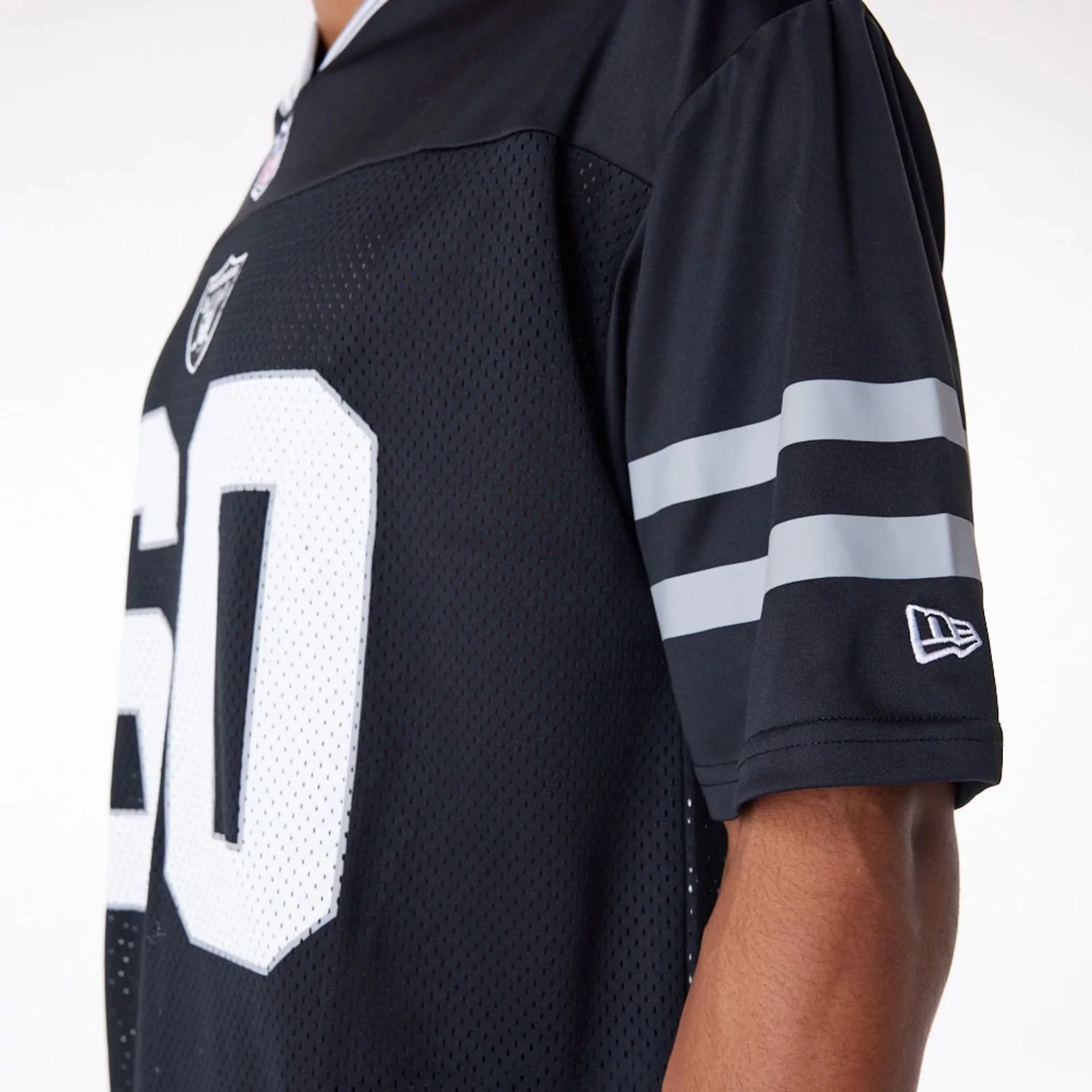 Las Vegas Raiders NFL Black Mesh T-Shirt - Image 3