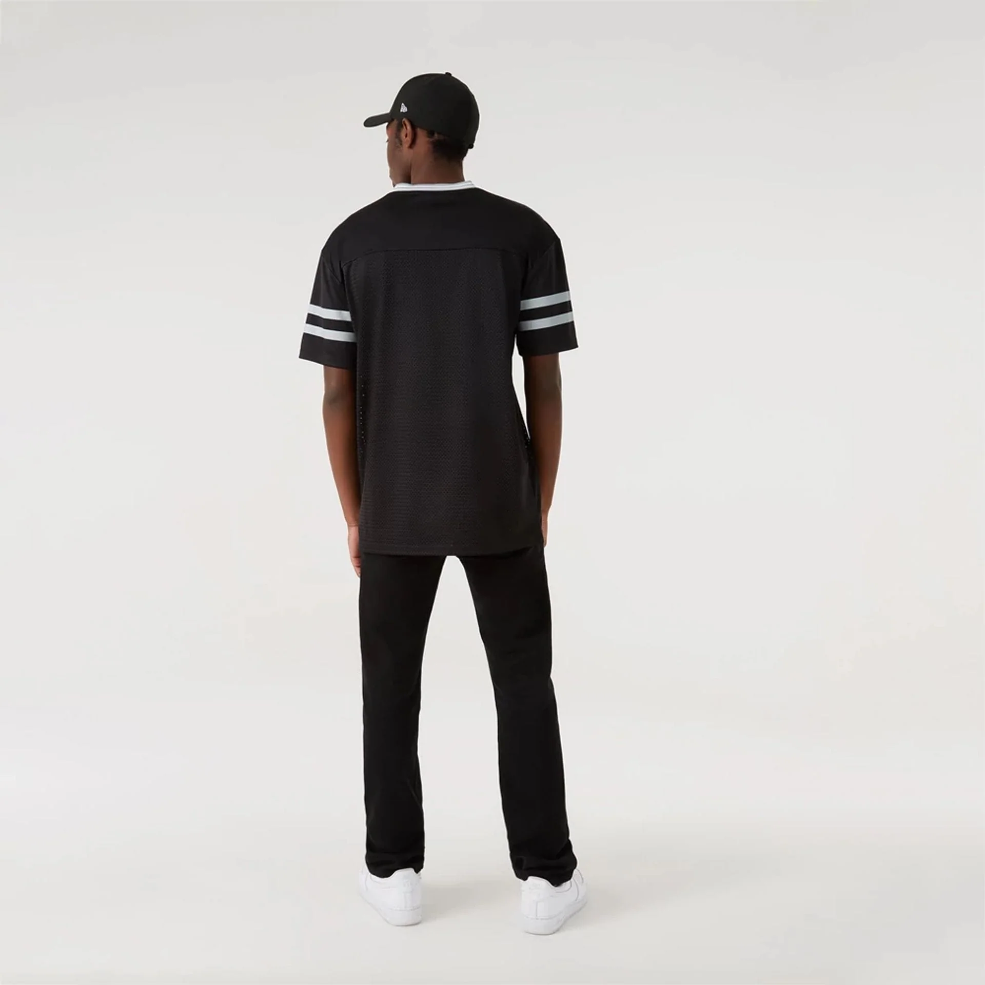Las Vegas Raiders NFL Black Mesh T-Shirt - Image 6