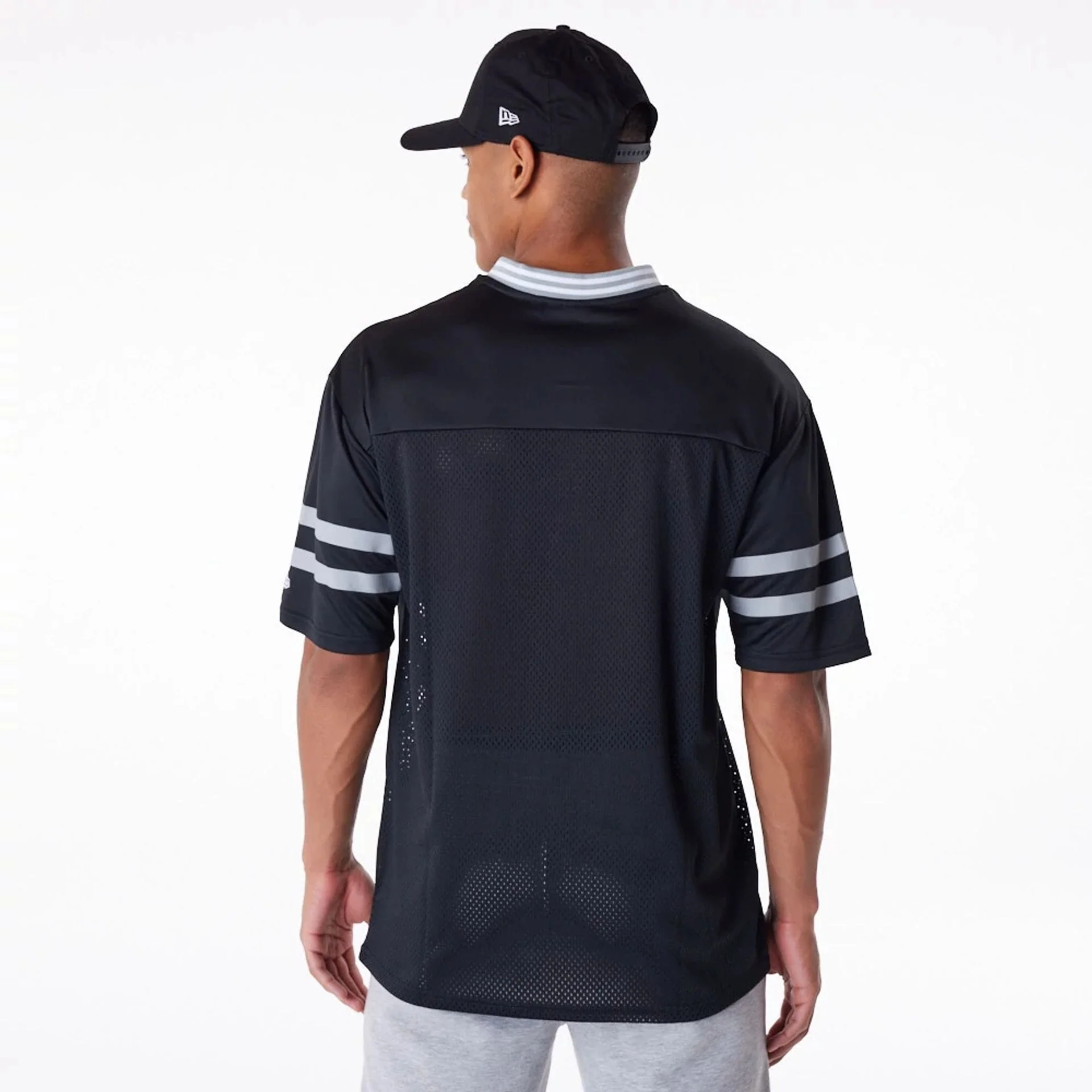 Las Vegas Raiders NFL Black Mesh T-Shirt - Image 8