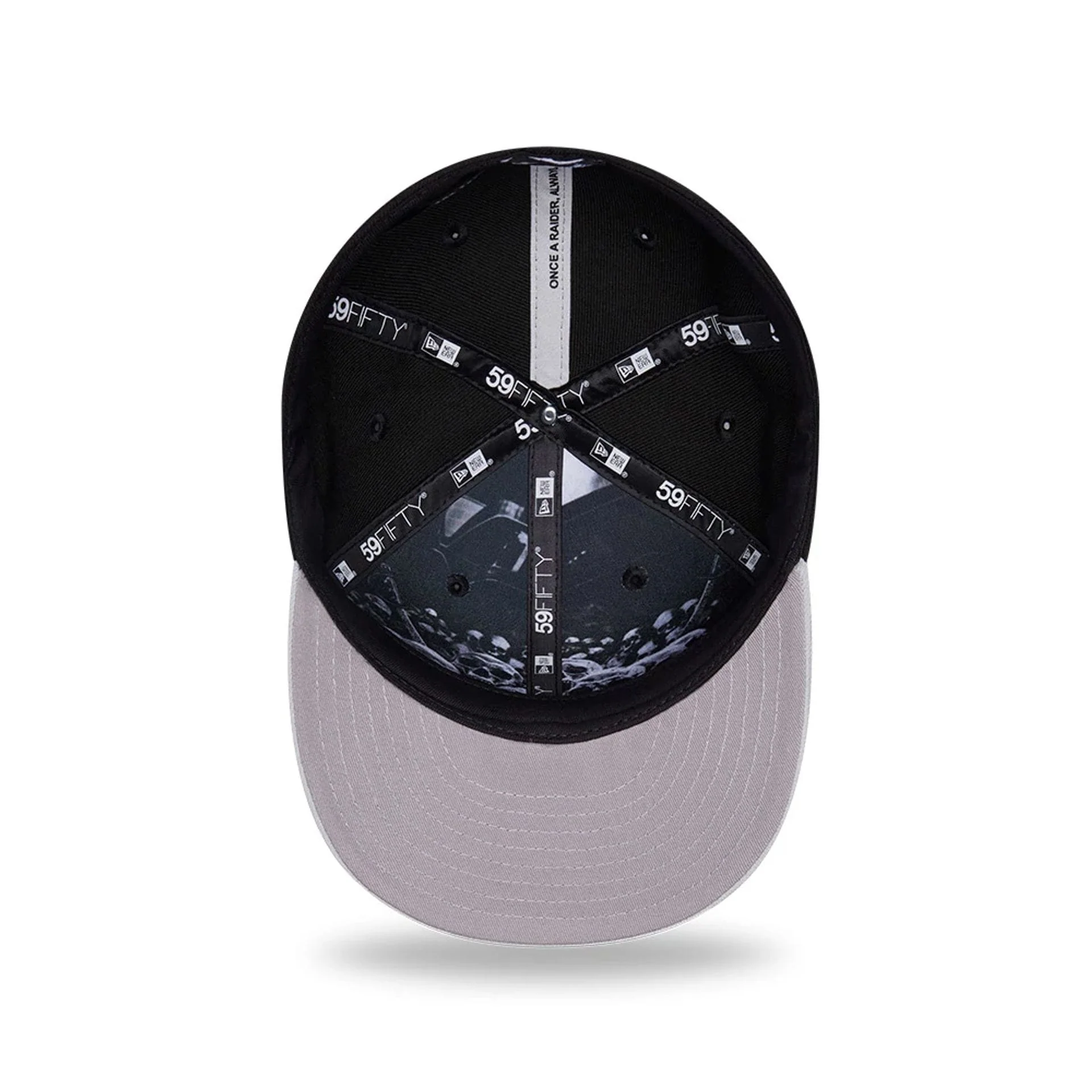 Las Vegas Raiders NFL Draft 2026 Black 59FIFTY Fitted Cap - Image 2