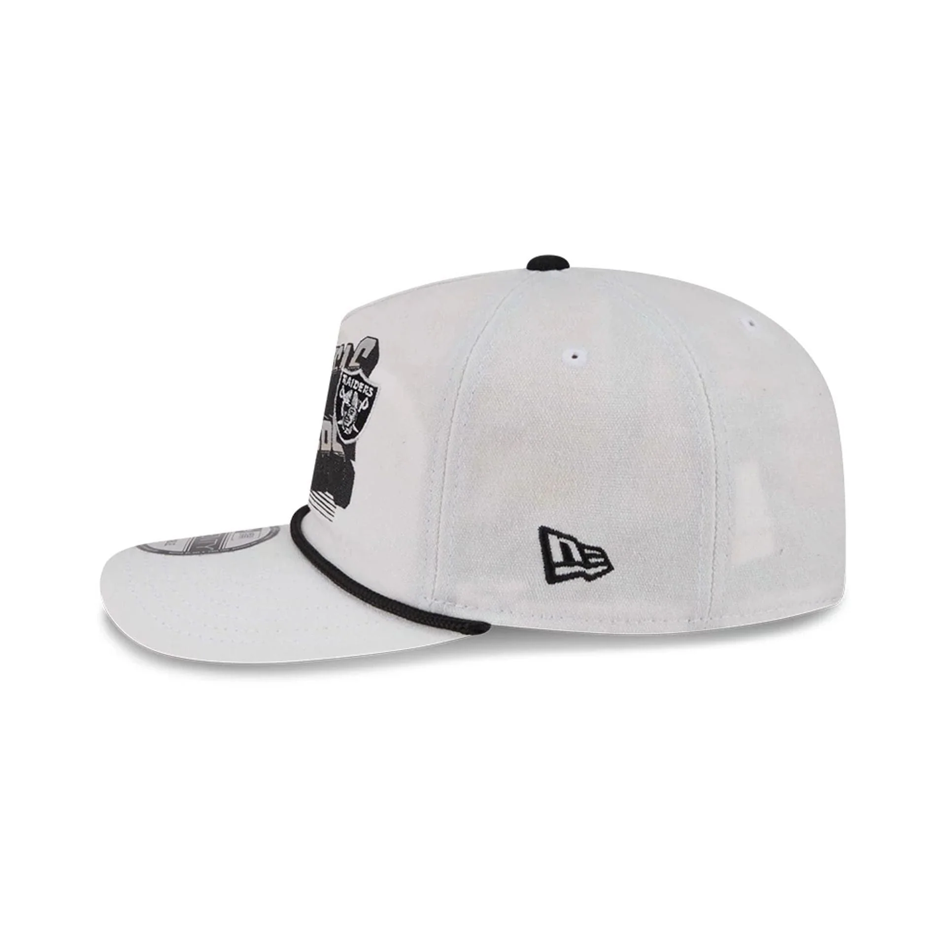Las Vegas Raiders NFL Duck Cloth White 19TWENTY Adjustable Cap - Image 5