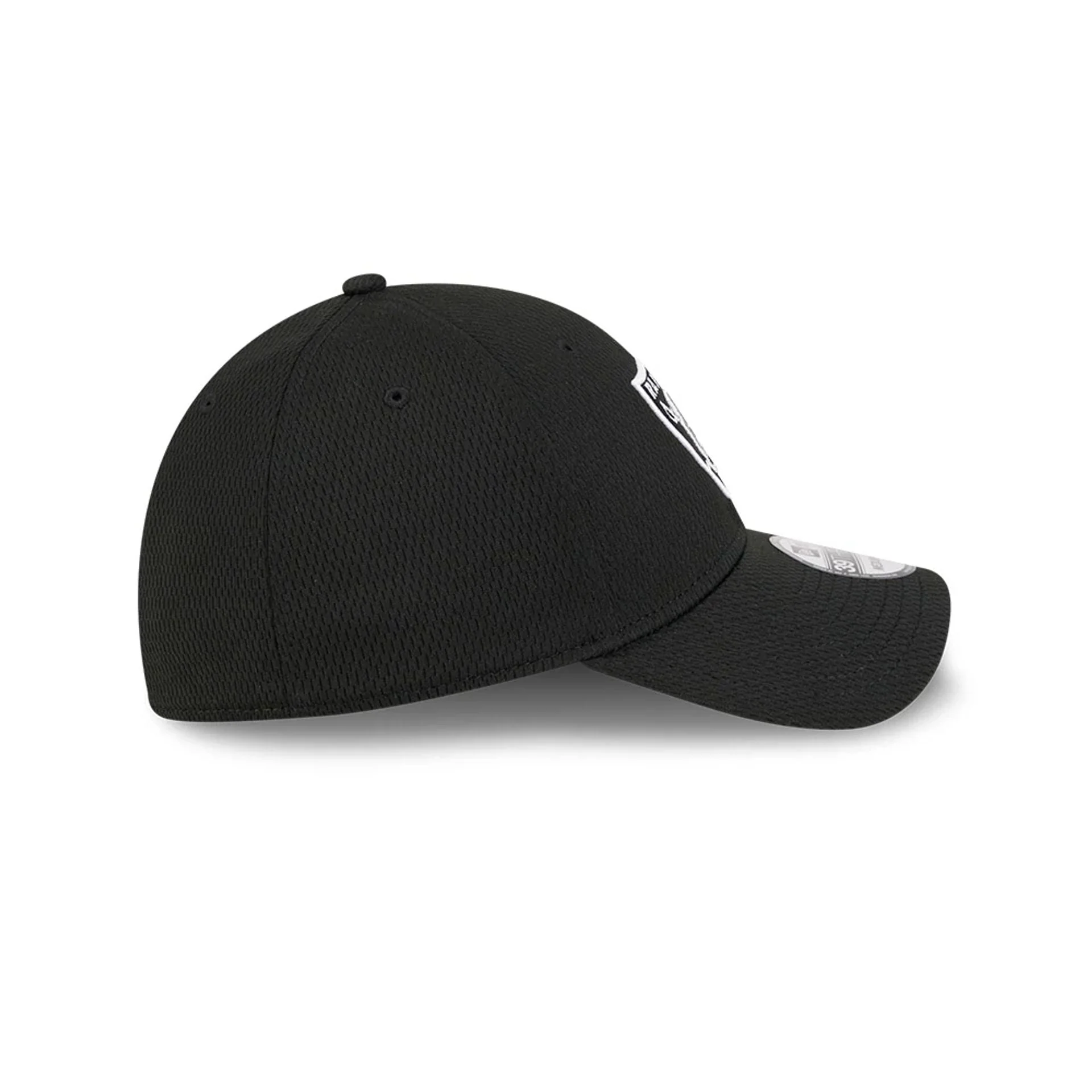 Las Vegas Raiders NFL Evergreen Black 39THIRTY Stretch Fit Cap - Image 6