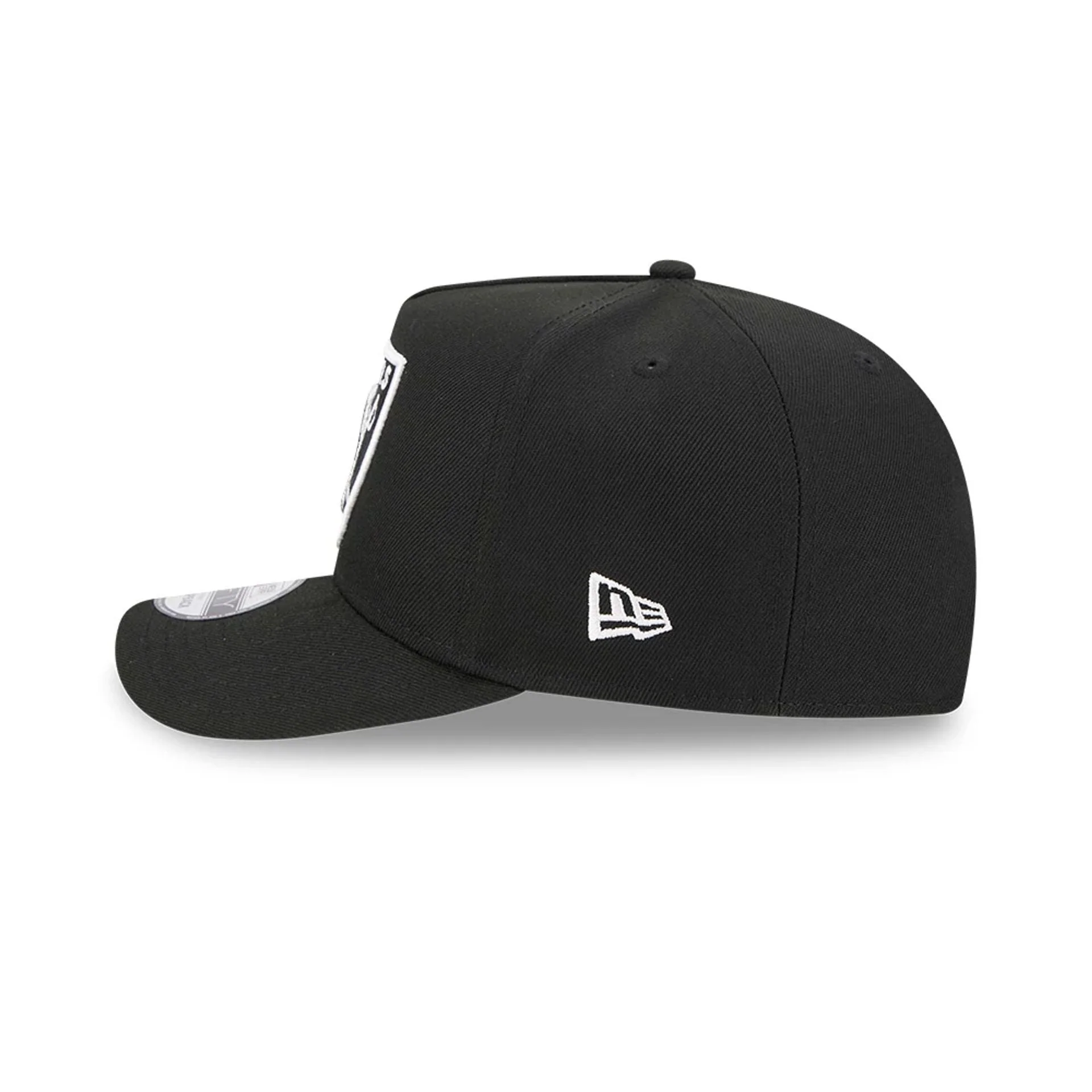 Las Vegas Raiders NFL Evergreen Black 9FIFTY A-Frame Snapback Adjustable Cap - Image 6