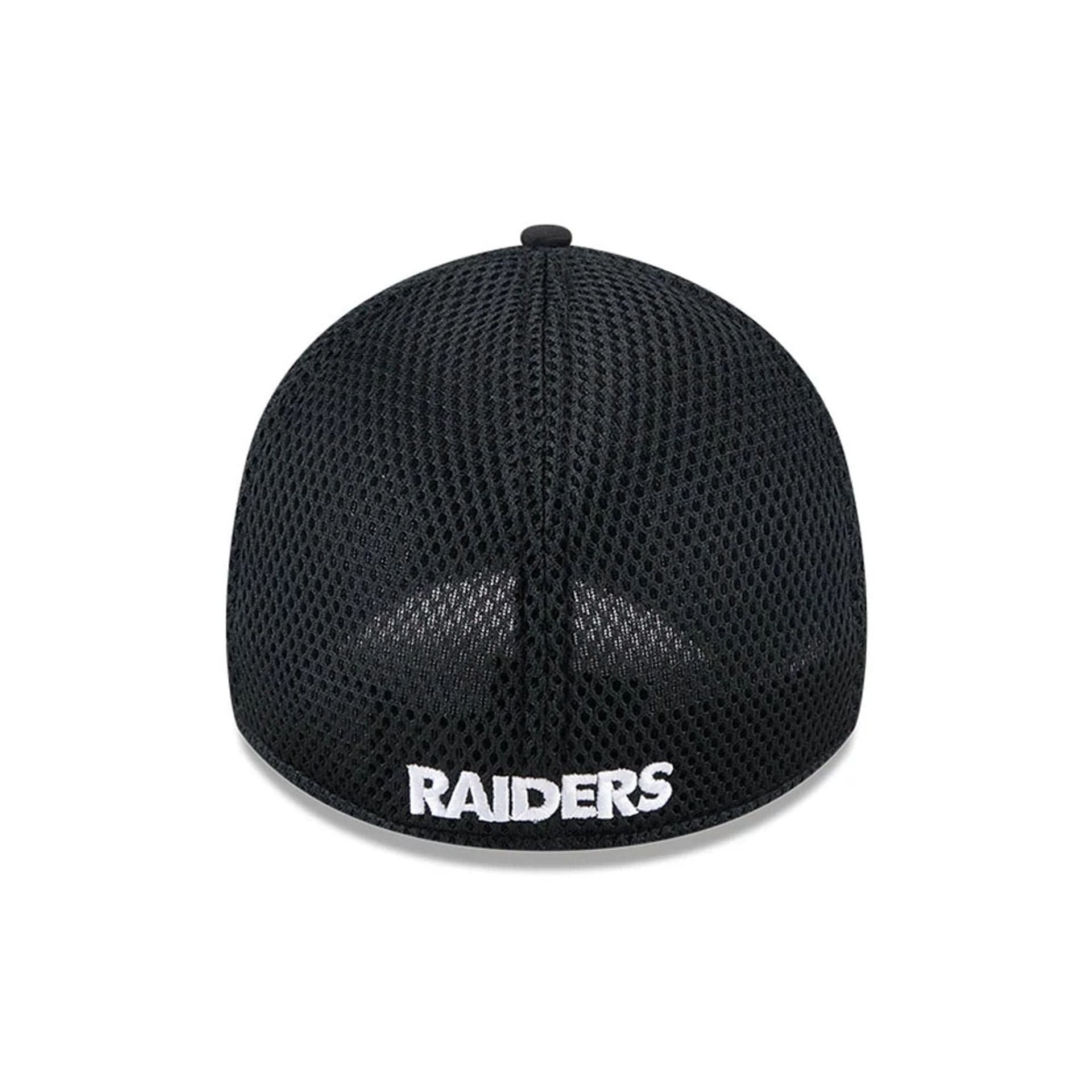 Las Vegas Raiders NFL Evergreen Neo Black 39THIRTY Stretch Fit Cap - Image 2