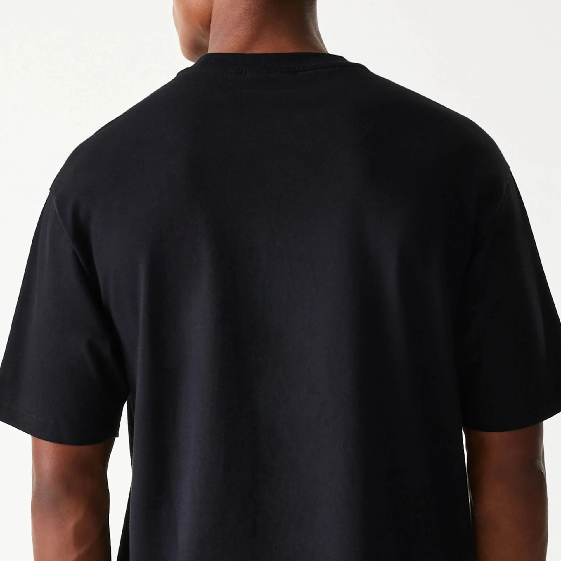 Las Vegas Raiders NFL Helmet Black Oversized T-Shirt - Image 7