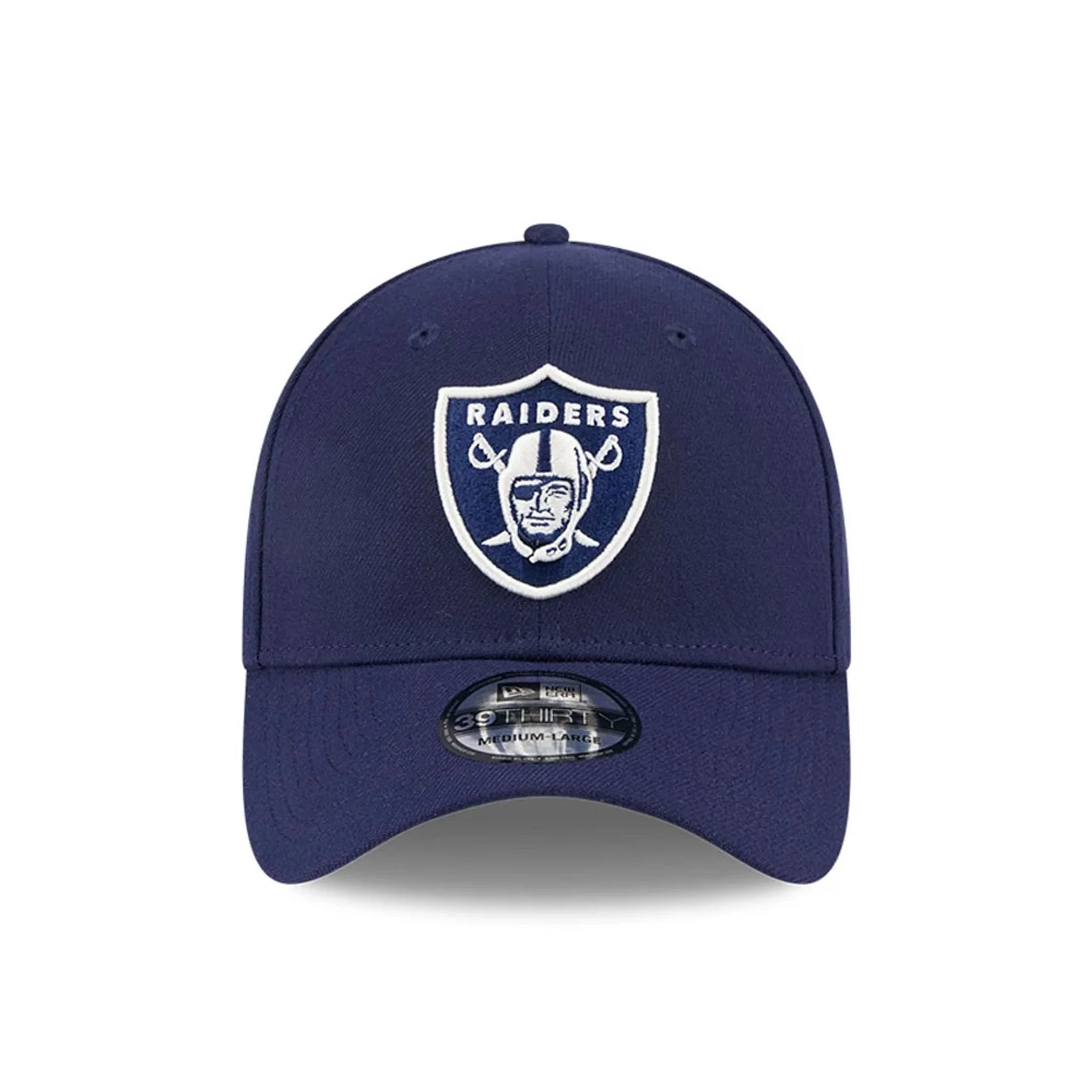 Las Vegas Raiders NFL Lifestyle Navy 39THIRTY Stretch Fit Cap - Image 3