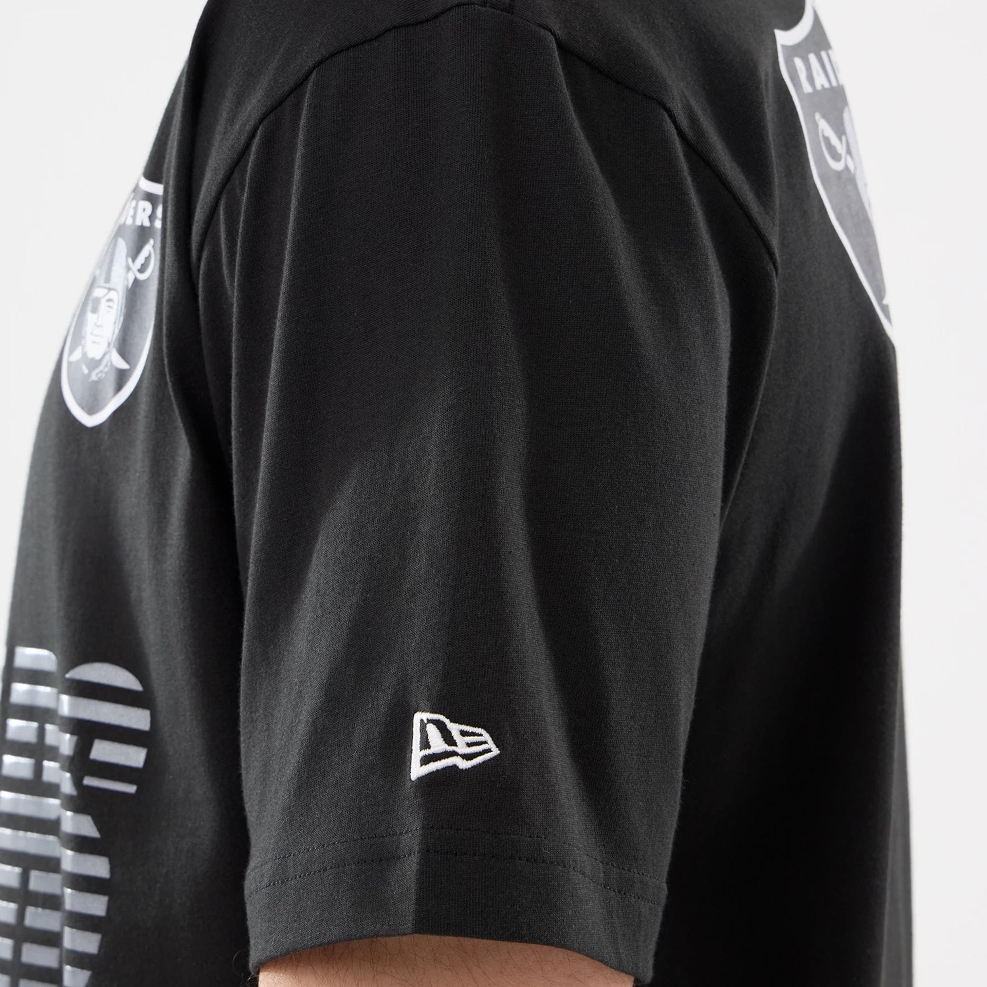 Las Vegas Raiders NFL Match Black T-Shirt - Image 5
