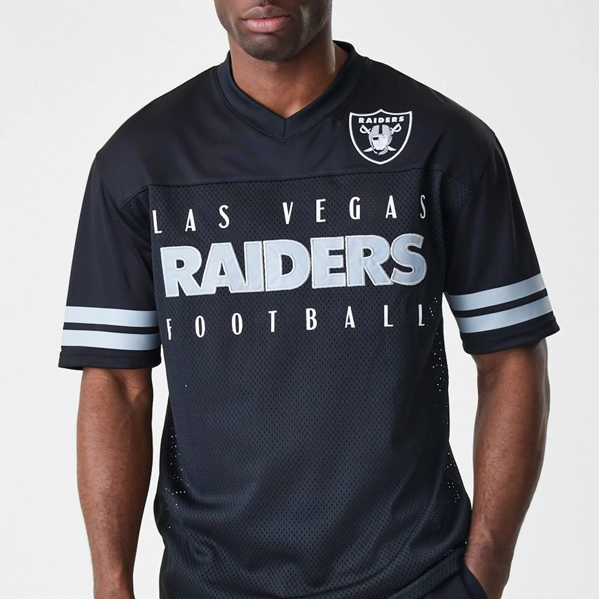 Las Vegas Raiders NFL Mesh Black Jersey - Image 3