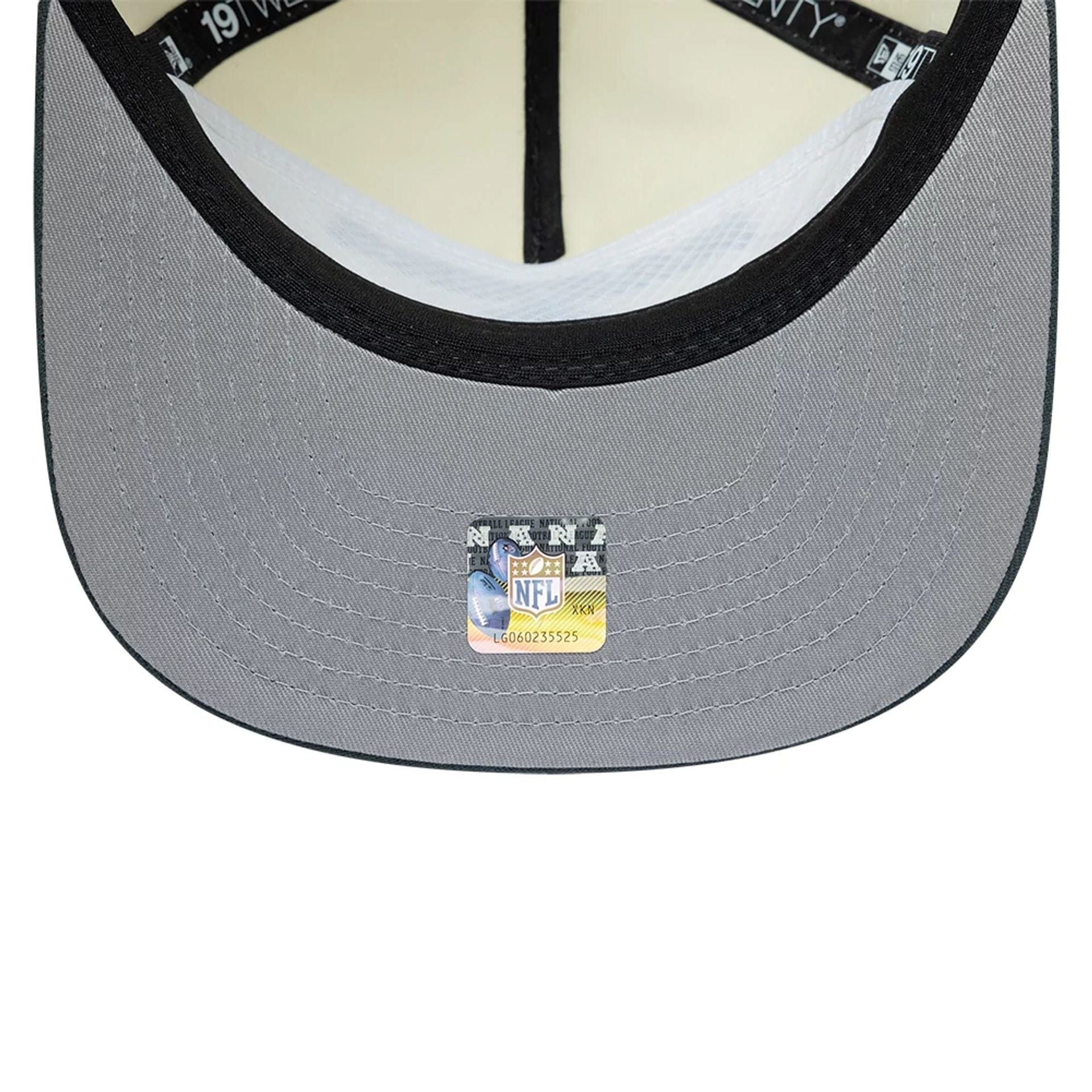 Las Vegas Raiders NFL Metallic Logo Cream 19TWENTY Adjustable Cap - Image 2