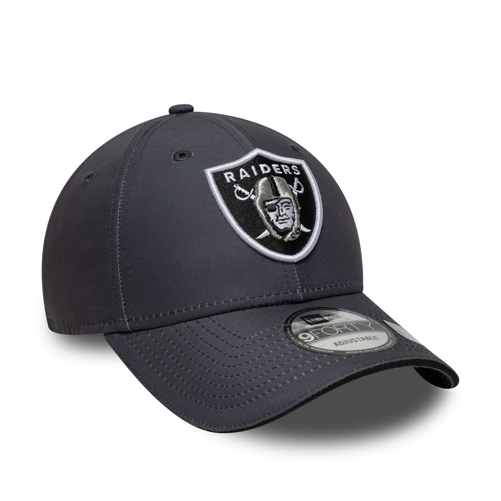 Las Vegas Raiders NFL Microfibre Charcoal 9FORTY Cap - Image 3