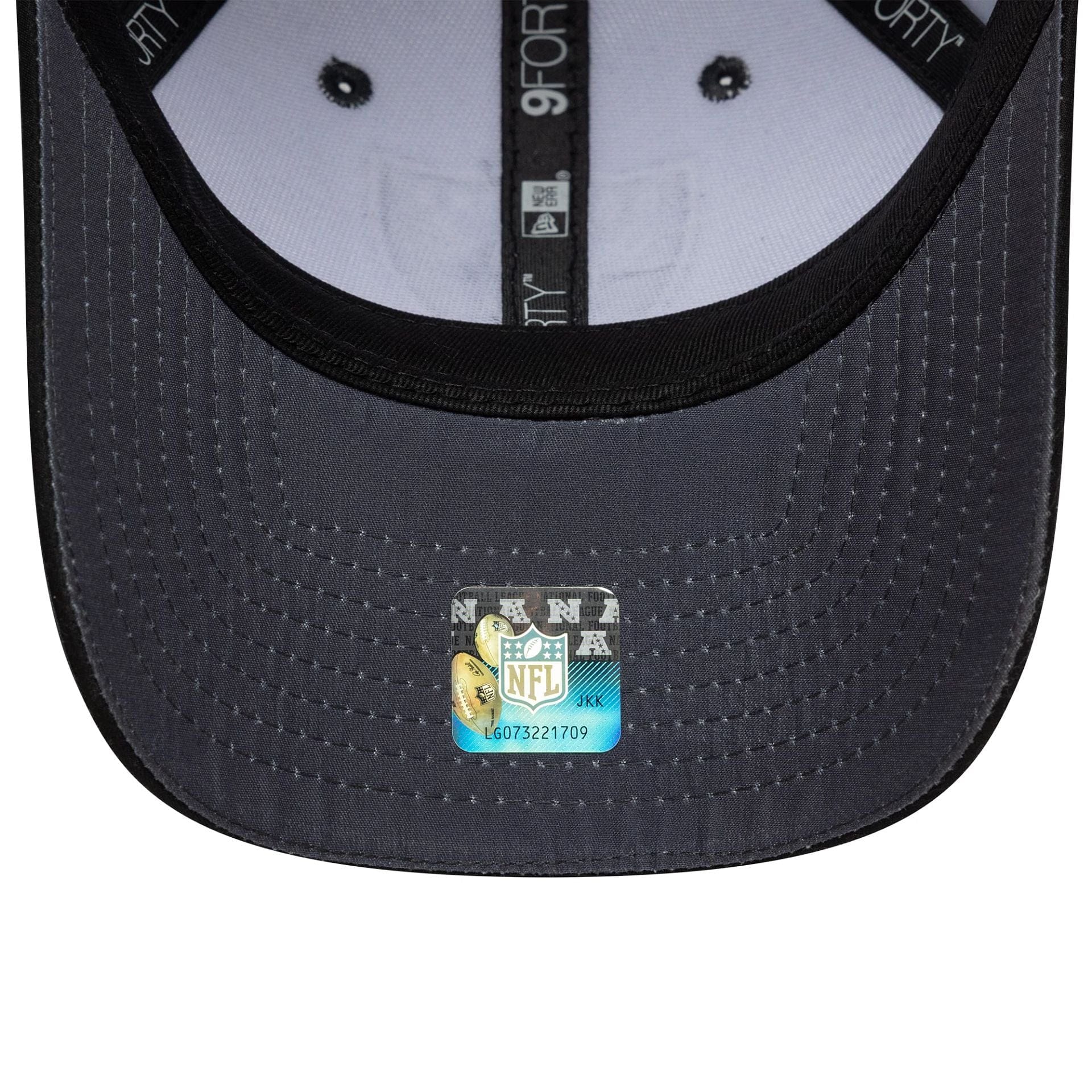 Las Vegas Raiders NFL Microfibre Charcoal 9FORTY Cap - Image 5