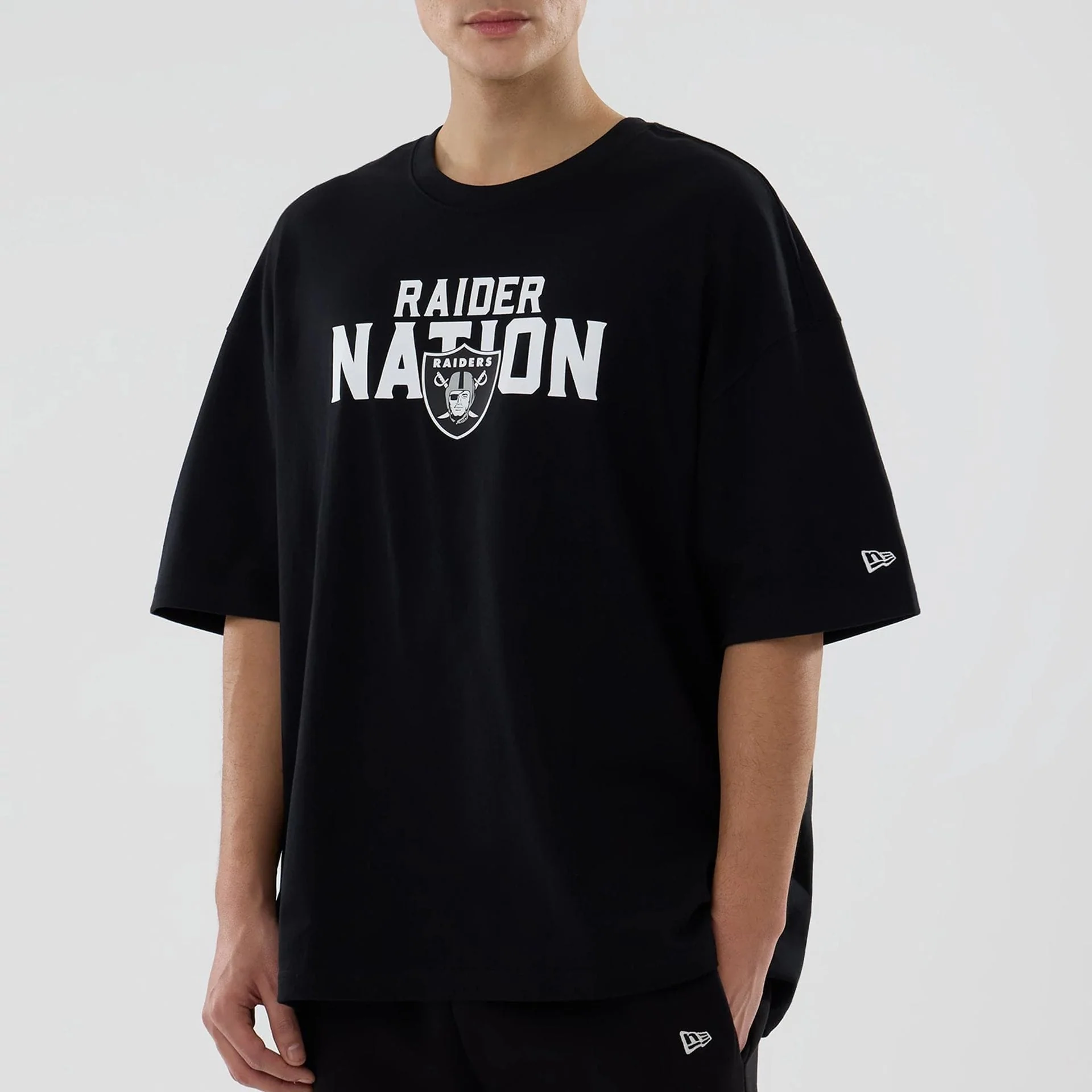 Las Vegas Raiders NFL Rivalry Black Oversized T-Shirt - Image 5