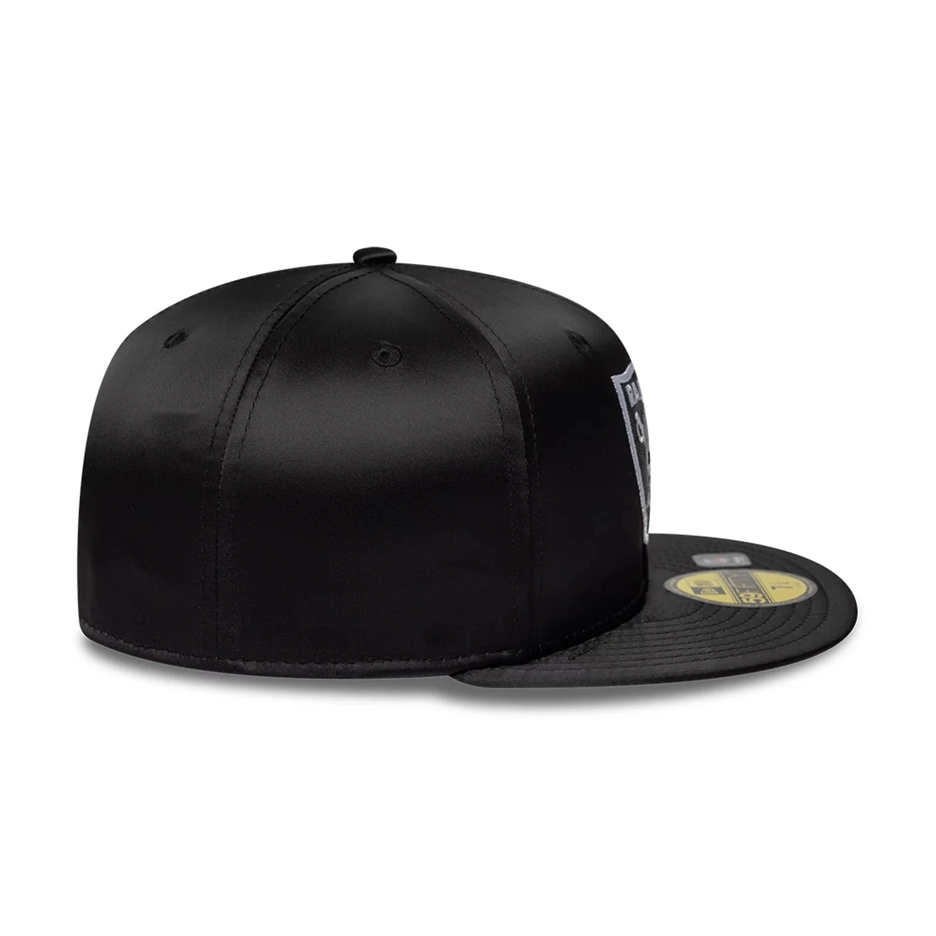 Las Vegas Raiders NFL Satin Black 59FIFTY Fitted Cap - Image 6