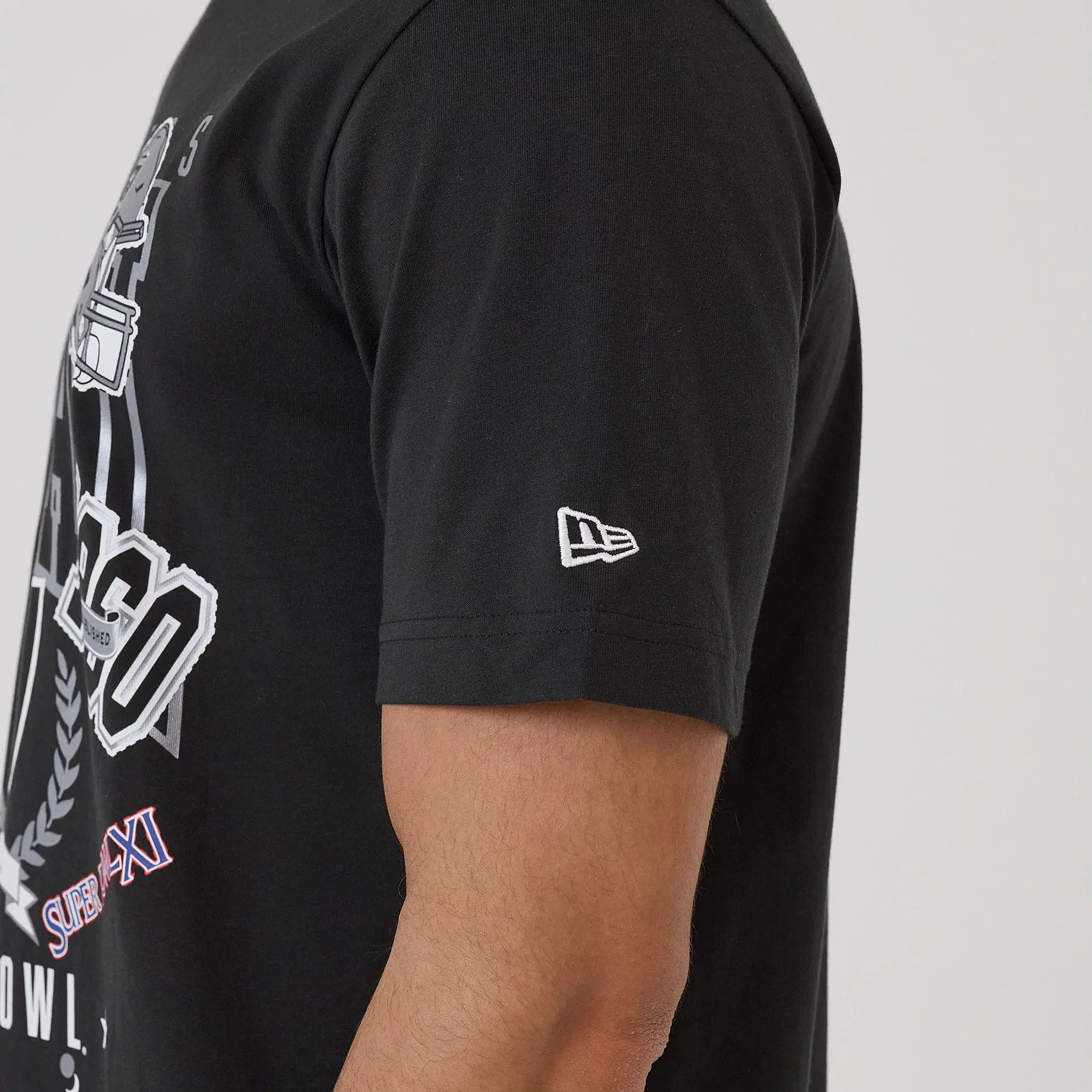 Las Vegas Raiders NFL Sport Classic Black T-Shirt - Image 5