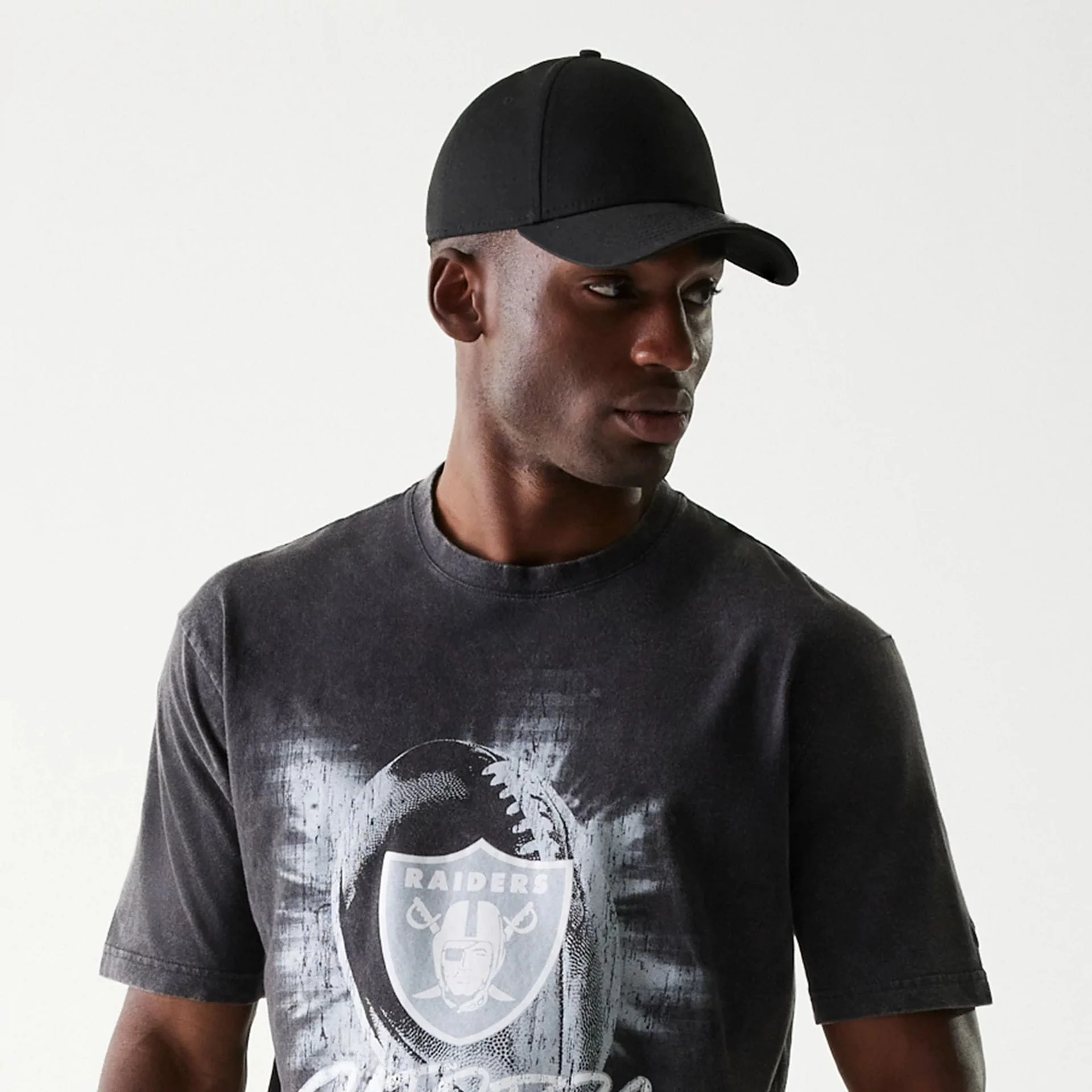 Las Vegas Raiders NFL Sport Night Black T-Shirt - Image 4