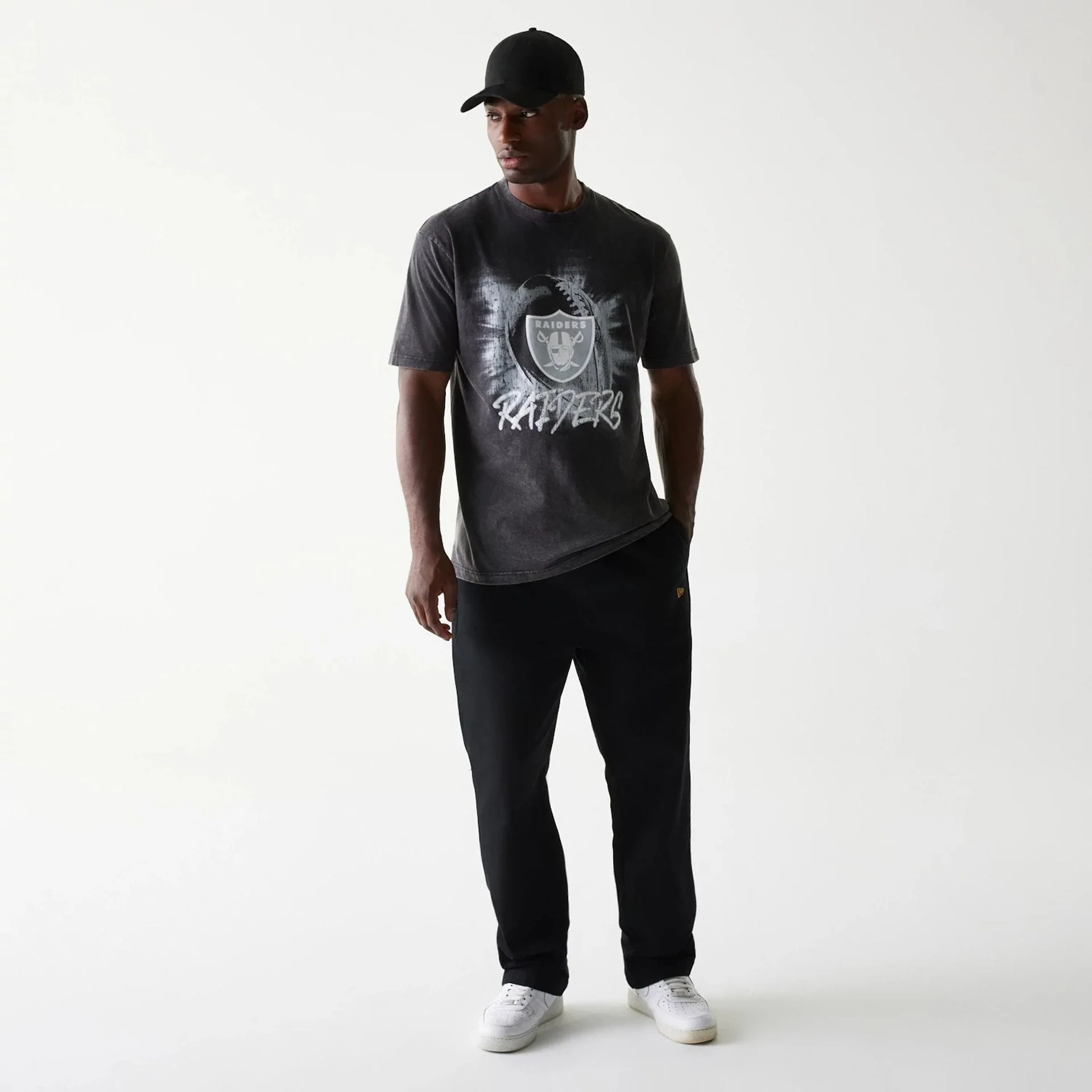 Las Vegas Raiders NFL Sport Night Black T-Shirt - Image 6