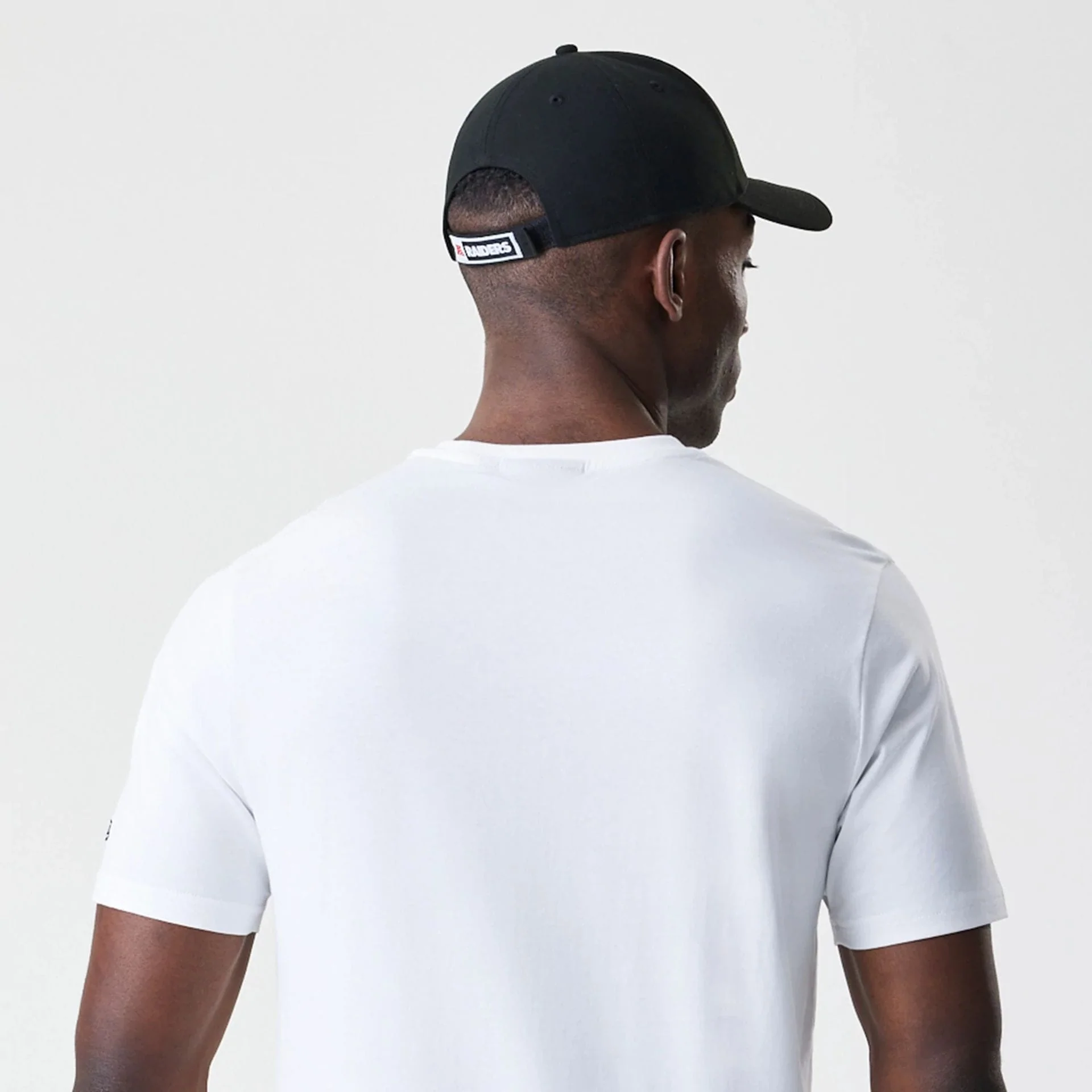 Las Vegas Raiders NFL Stack Arch Logo White T-Shirt - Image 7