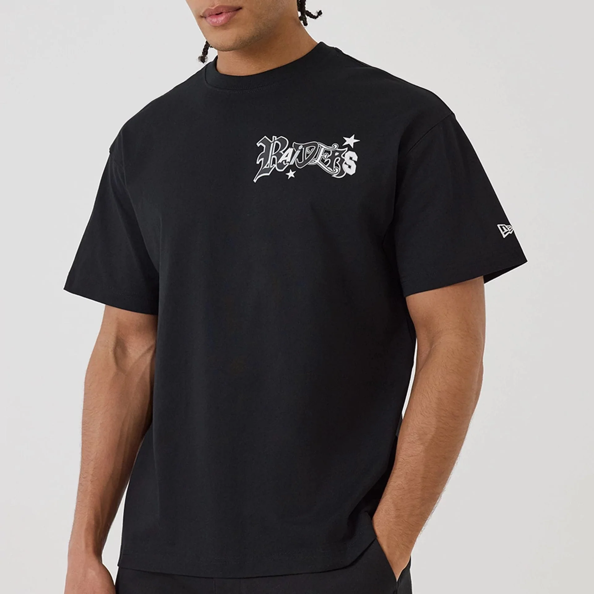 Las Vegas Raiders NFL Word Art Black T-Shirt - Image 5