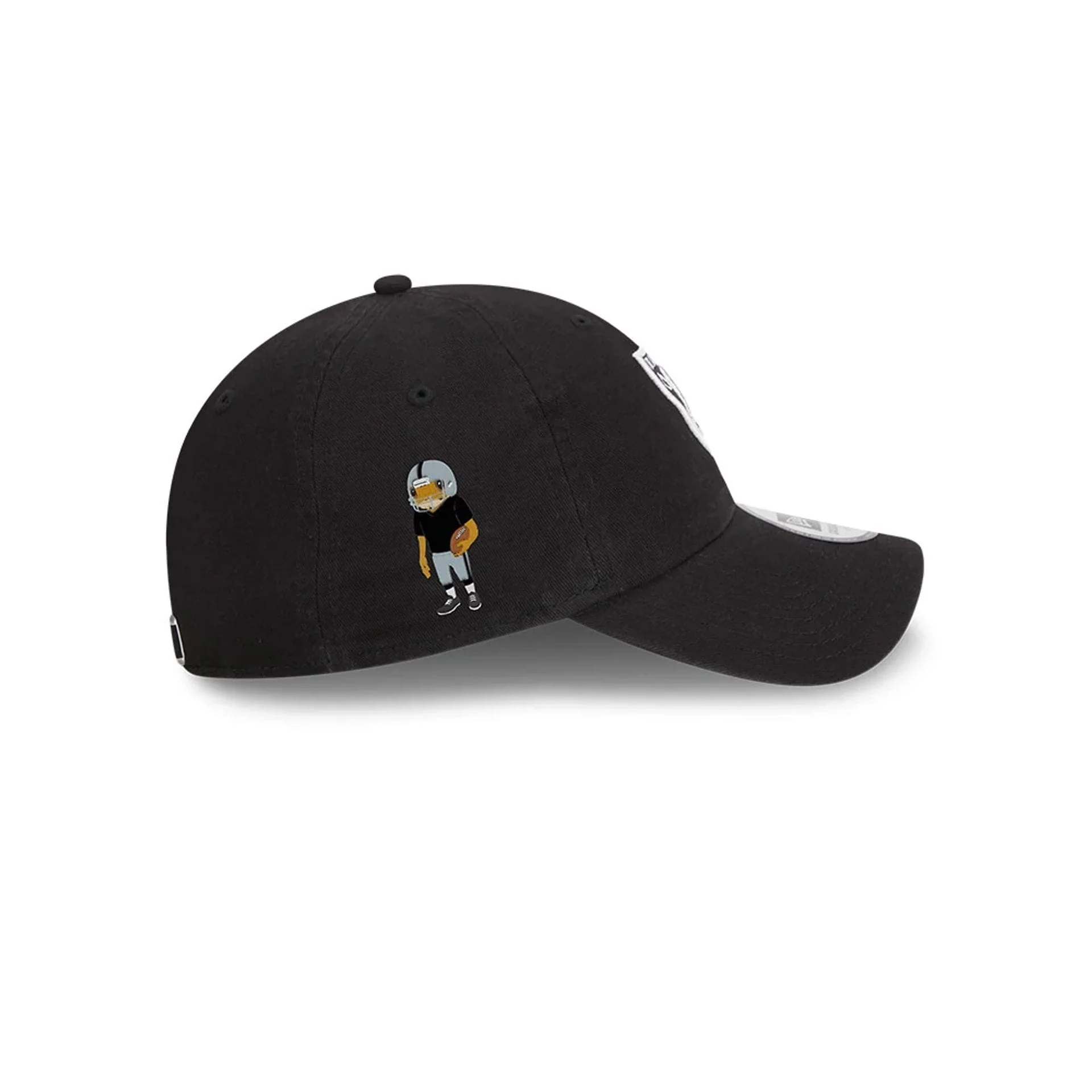 Las Vegas Raiders NFL X Bad Bunny Black Casual Classic Adjustable Cap - Image 4