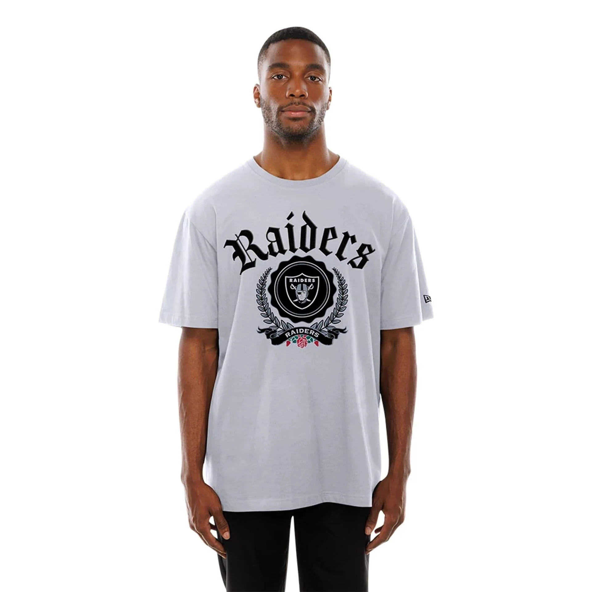 Las Vegas Raiders Throwback Prep White T-Shirt - Image 6