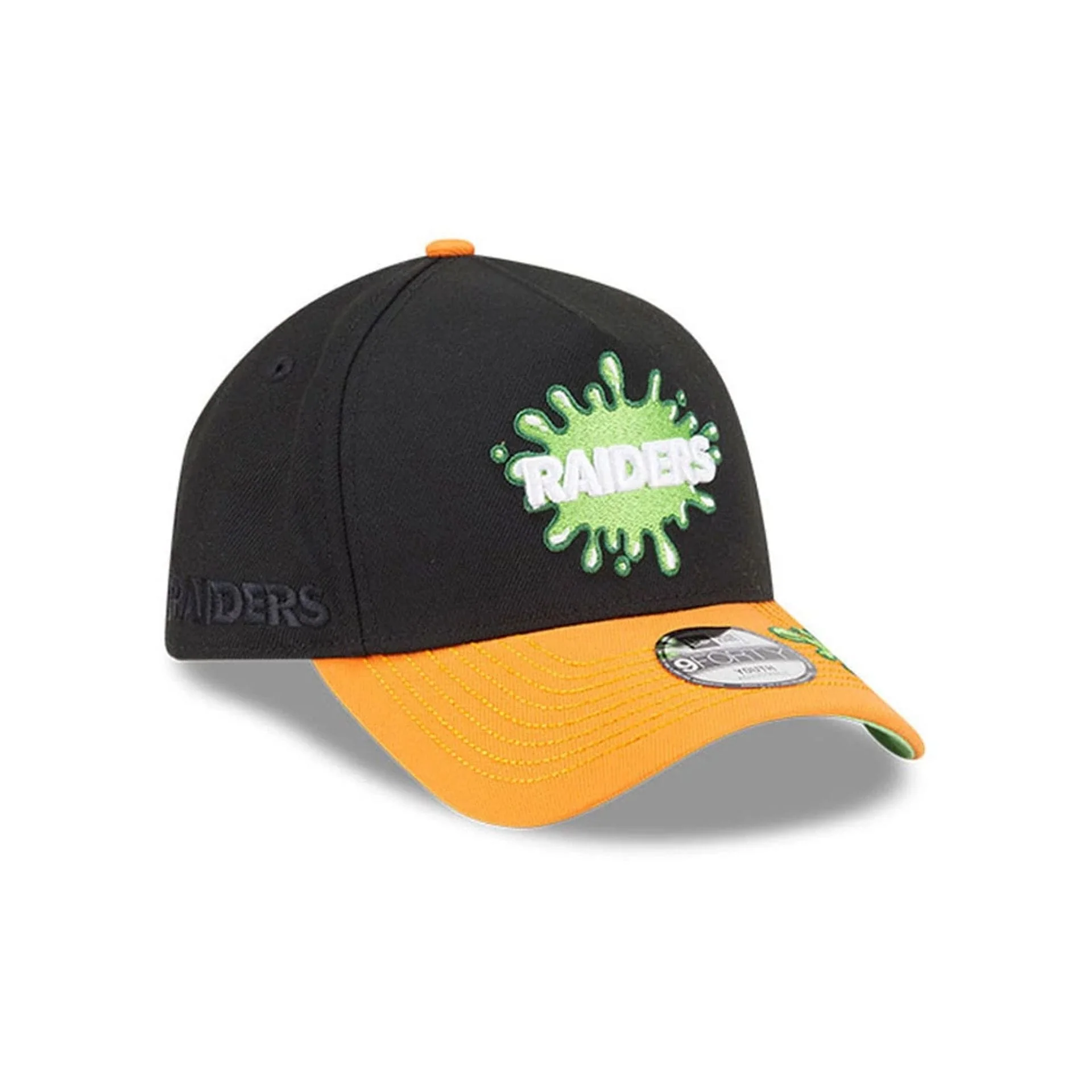 Las Vegas Raiders Youth NFL x Nickelodeon Black 9FORTY A-Frame Cap - Image 4