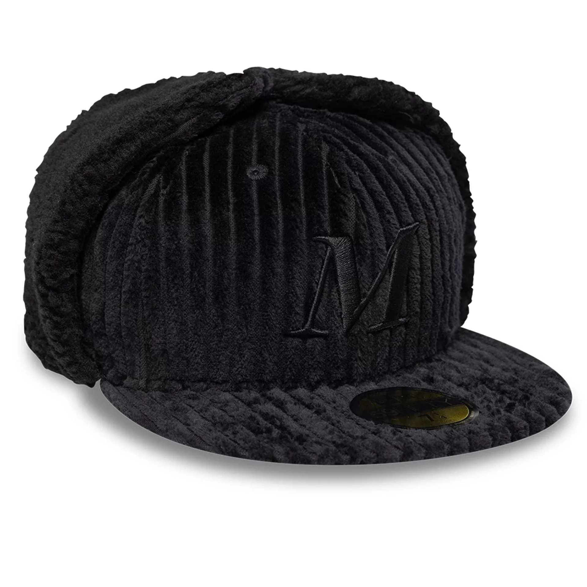 Mains X New Era Cord Black Dogear 59FIFTY Fitted Cap - Image 5