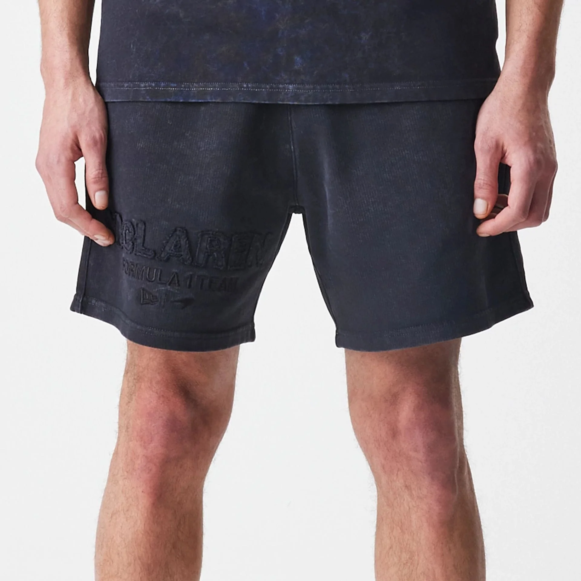McLaren Racing Washed Black Shorts - Image 6