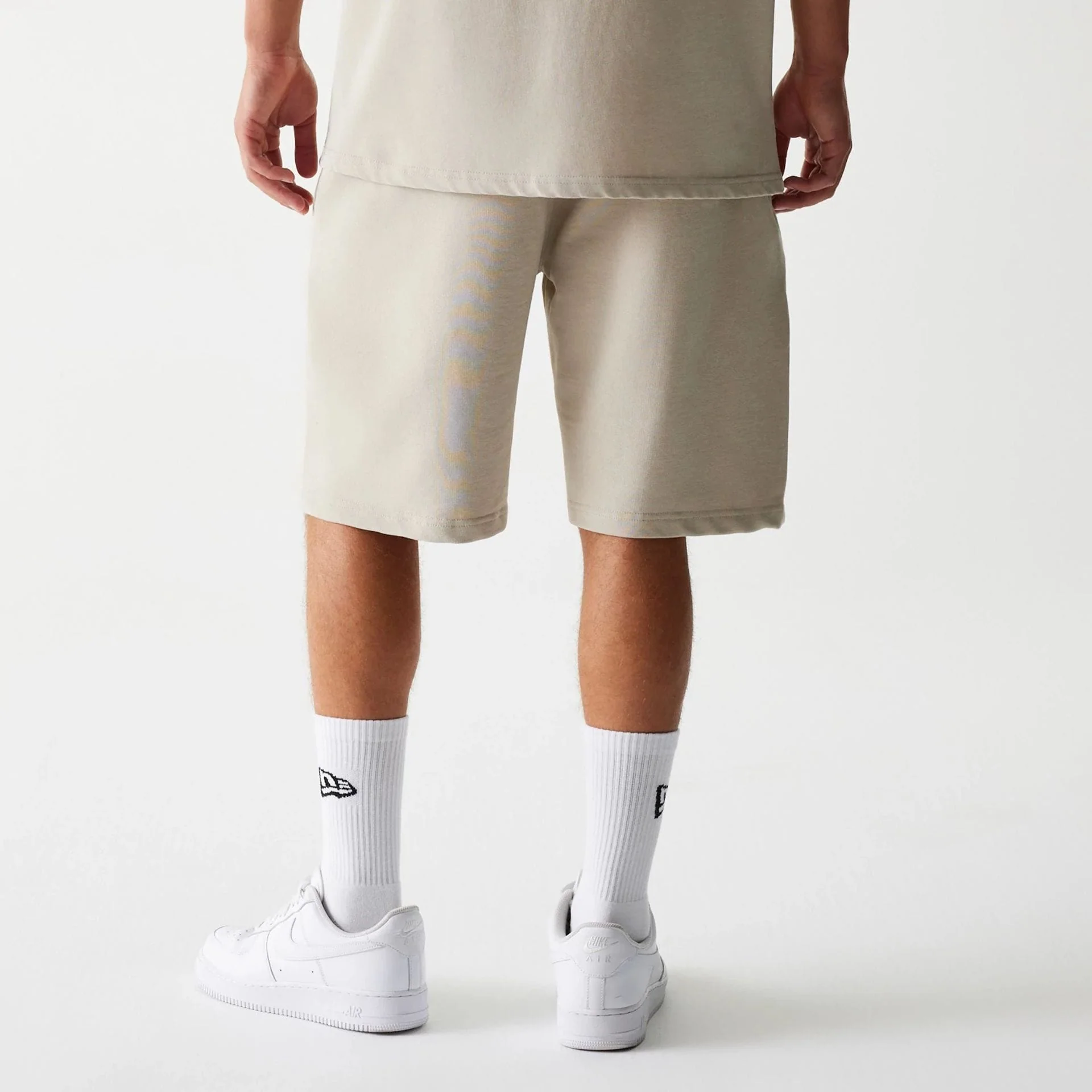 McLaren Racing Wordmark Light Beige Oversized Shorts - Image 2