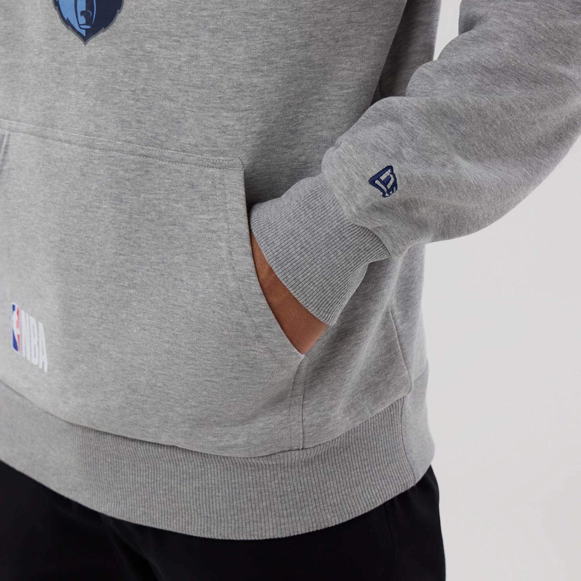 Memphis Grizzlies NBA Berlin Game 2026 Grey Pullover Hoodie - Image 6