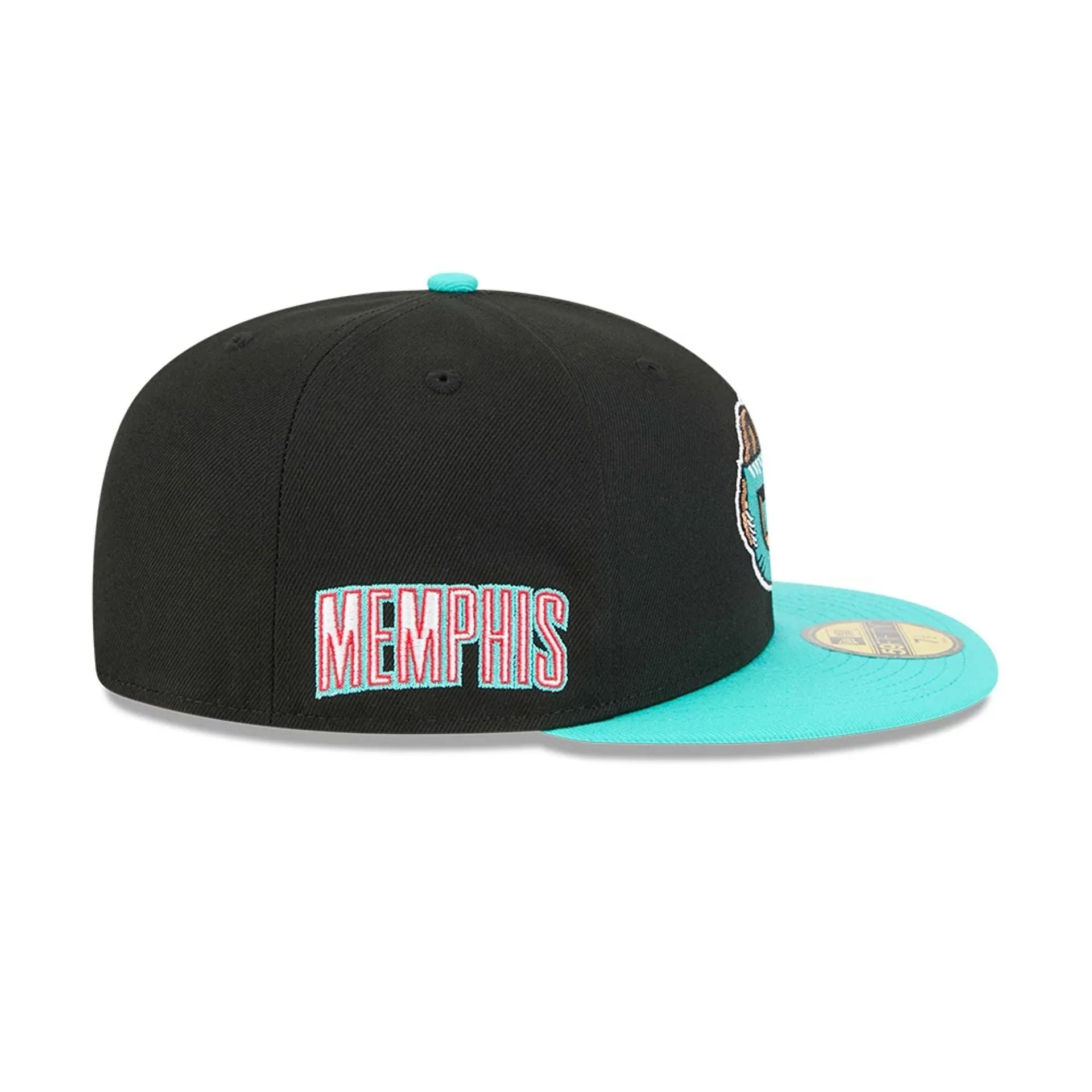 Memphis Grizzlies NBA Classic Black 59FIFTY Fitted Cap - Image 5
