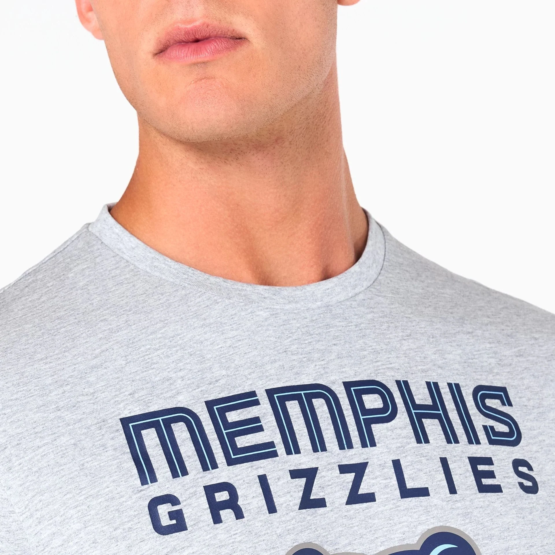 Memphis Grizzlies NBA Grey T-Shirt - Image 3