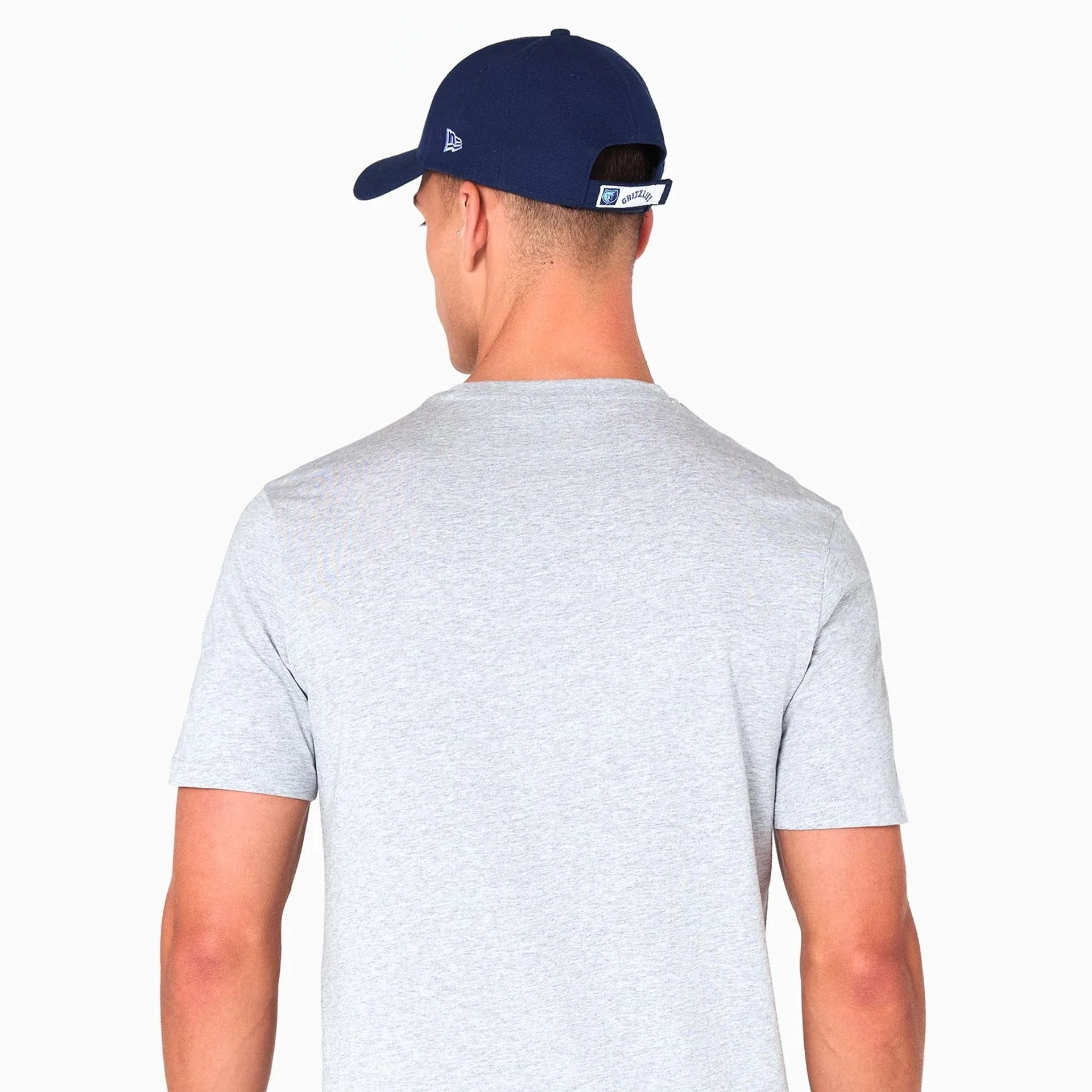 Memphis Grizzlies NBA Grey T-Shirt - Image 6