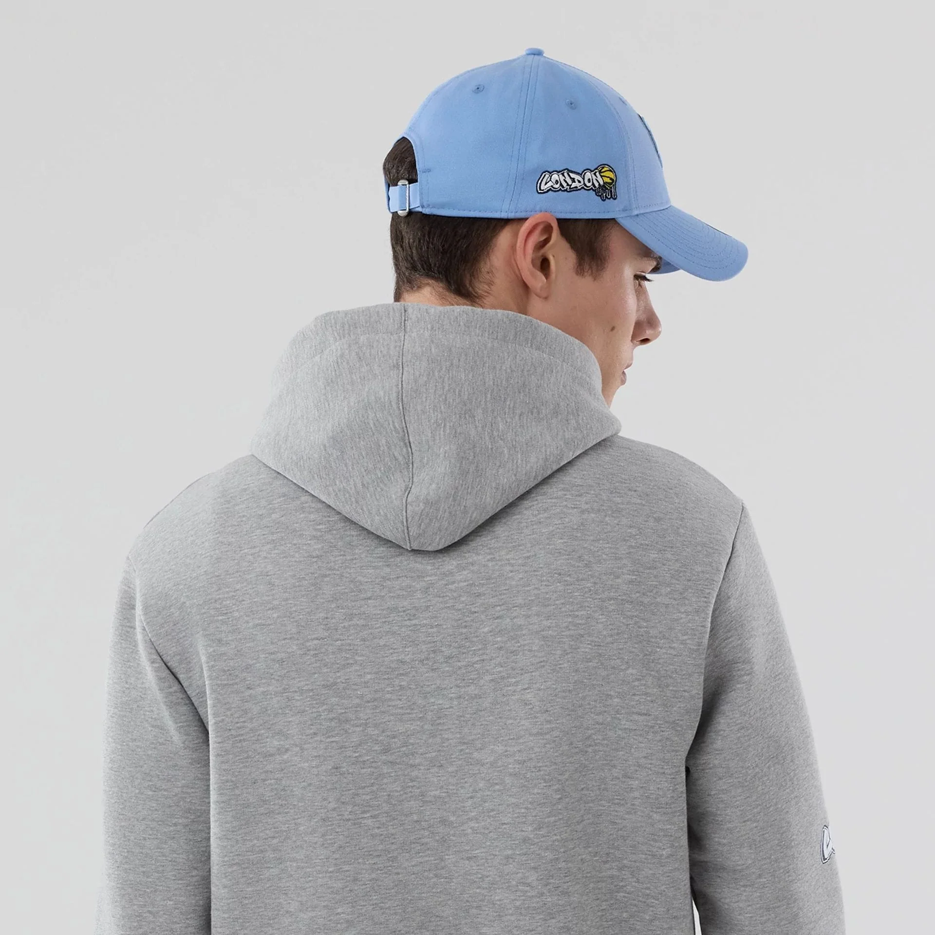 Memphis Grizzlies NBA London Game 2026 Grey Pullover Hoodie - Image 6
