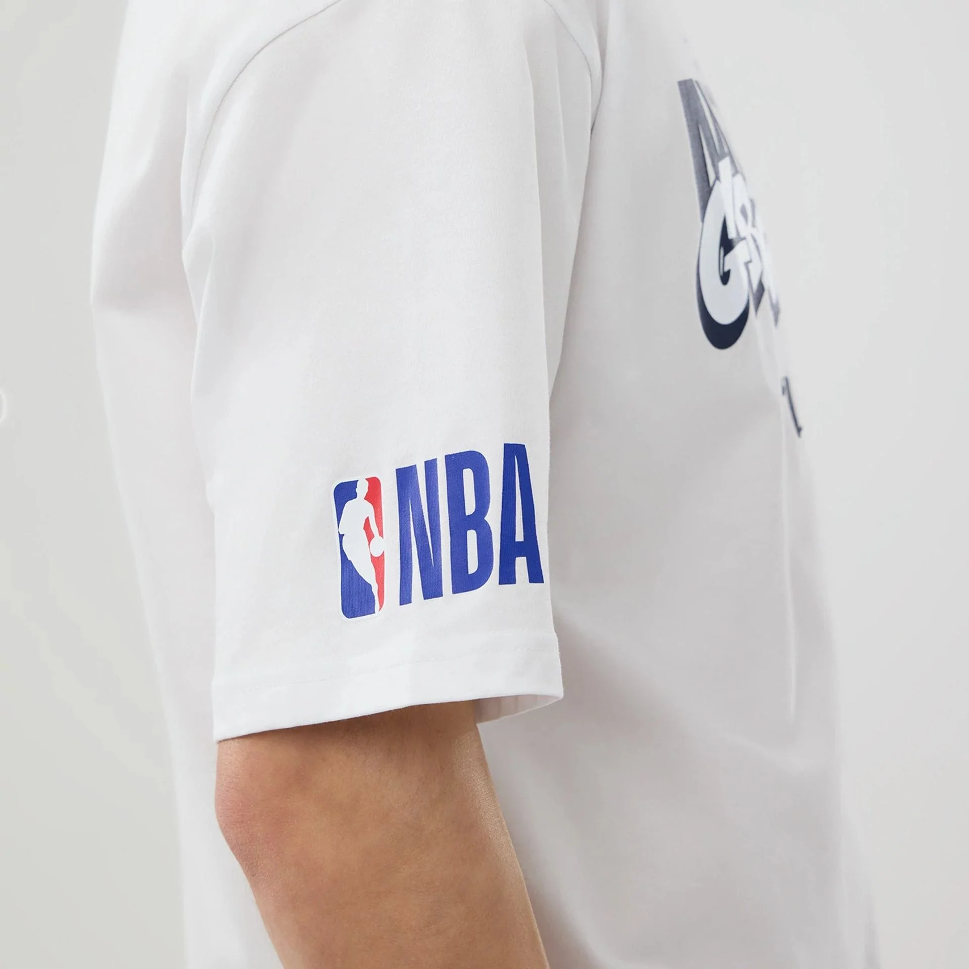 Memphis Grizzlies NBA London Game 2026 White Oversized T-Shirt - Image 4