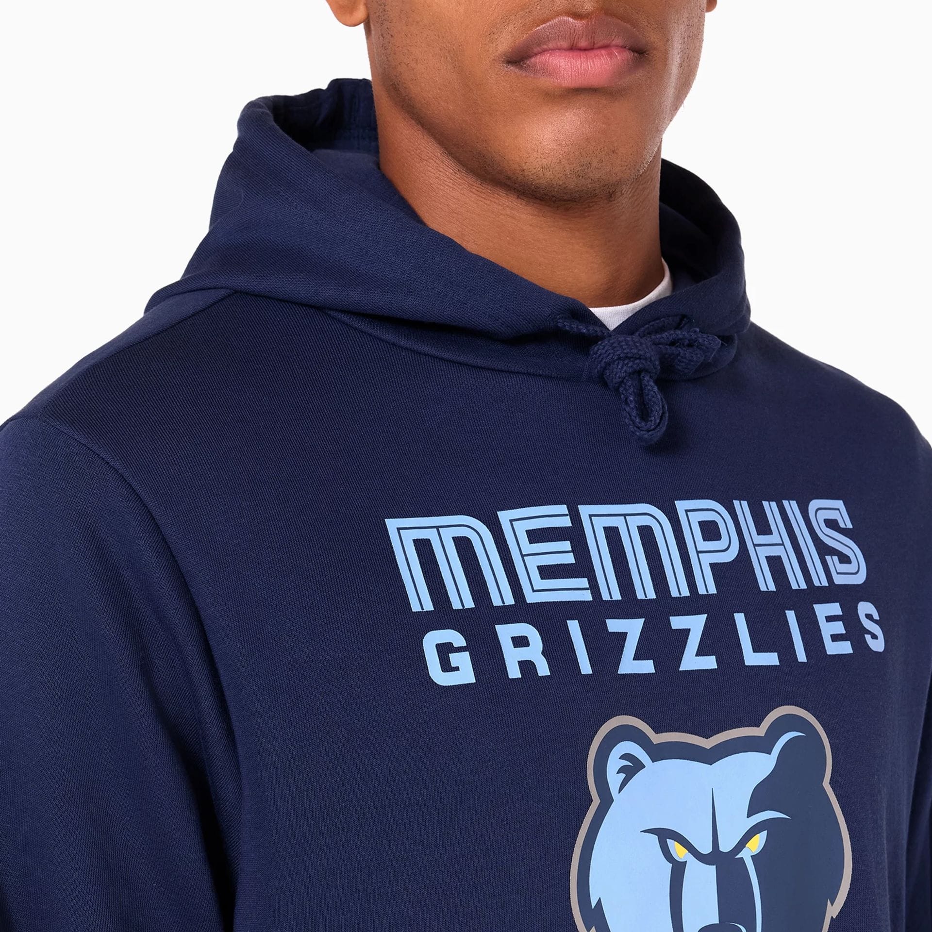 Memphis Grizzlies NBA Navy Pullover Hoodie - Image 5